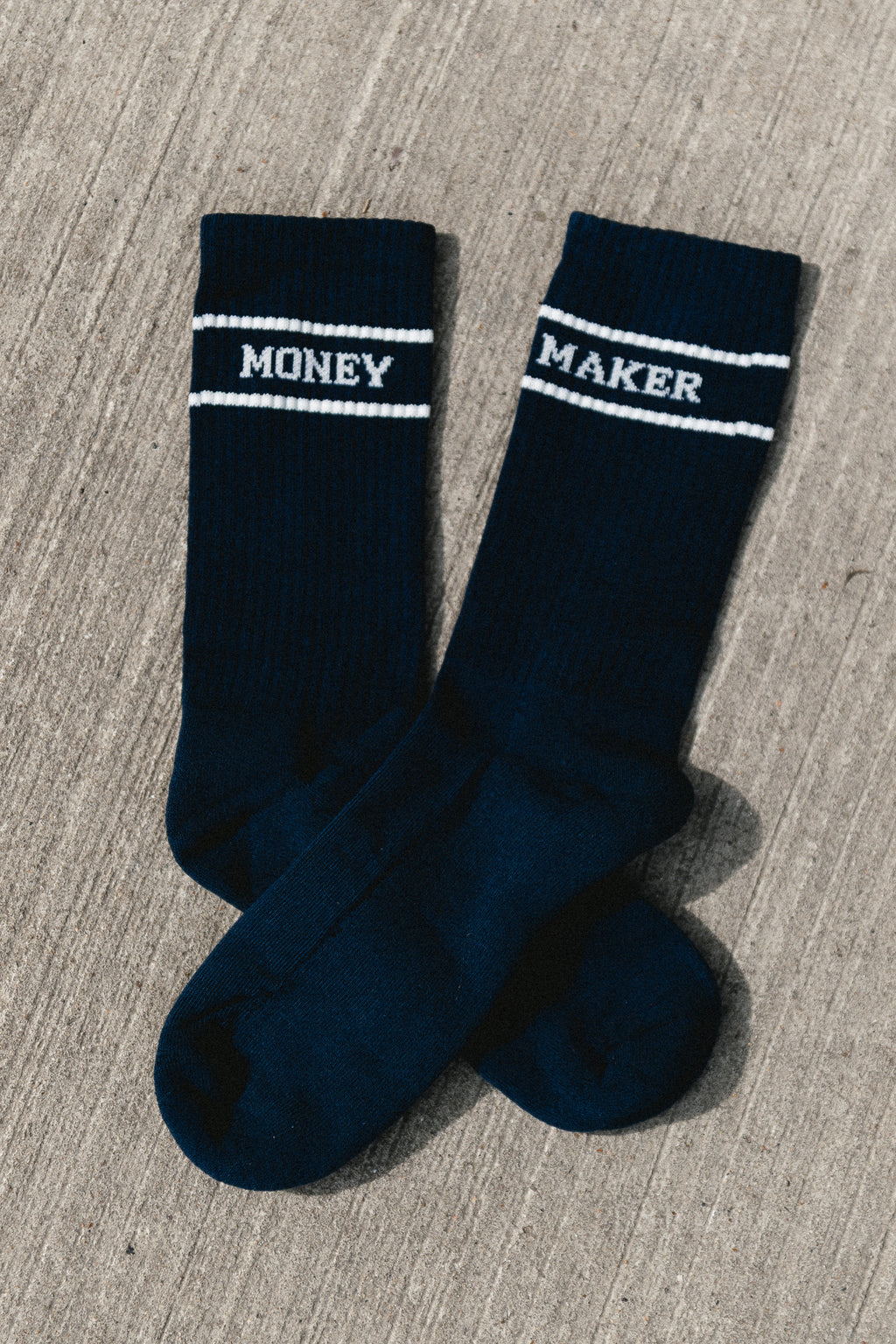 Money Maker socks navy/ecru