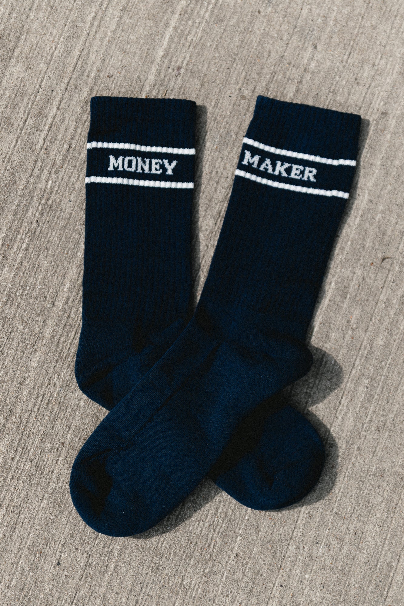 Money Maker socks navy/ecru