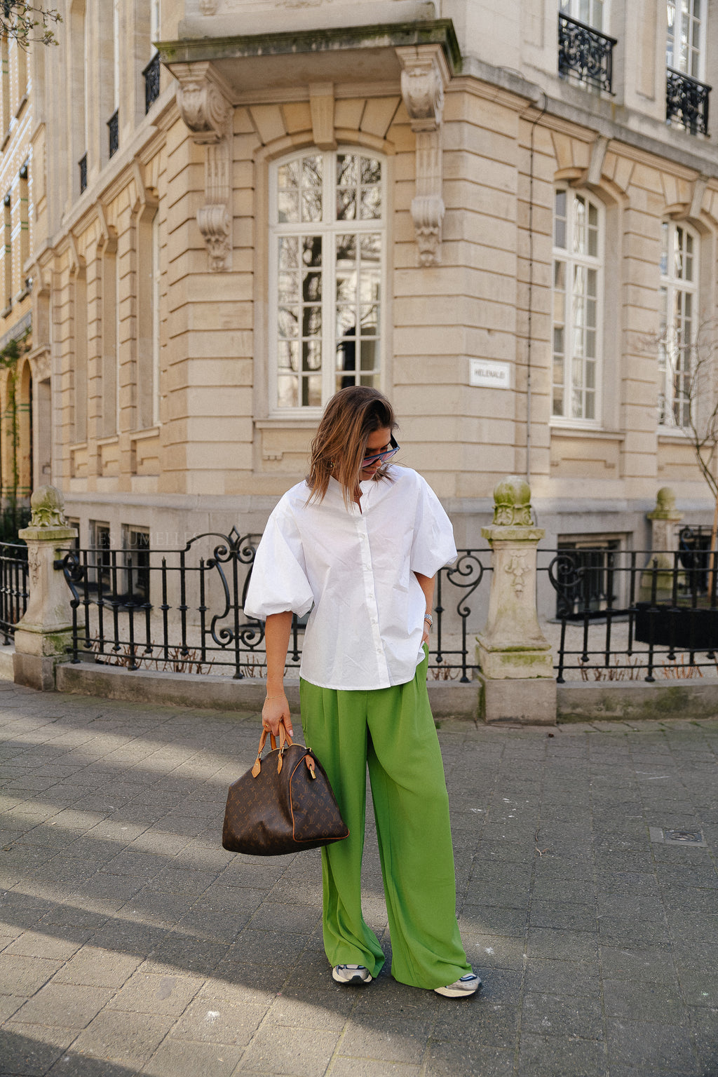 Jocelyne trousers forest green