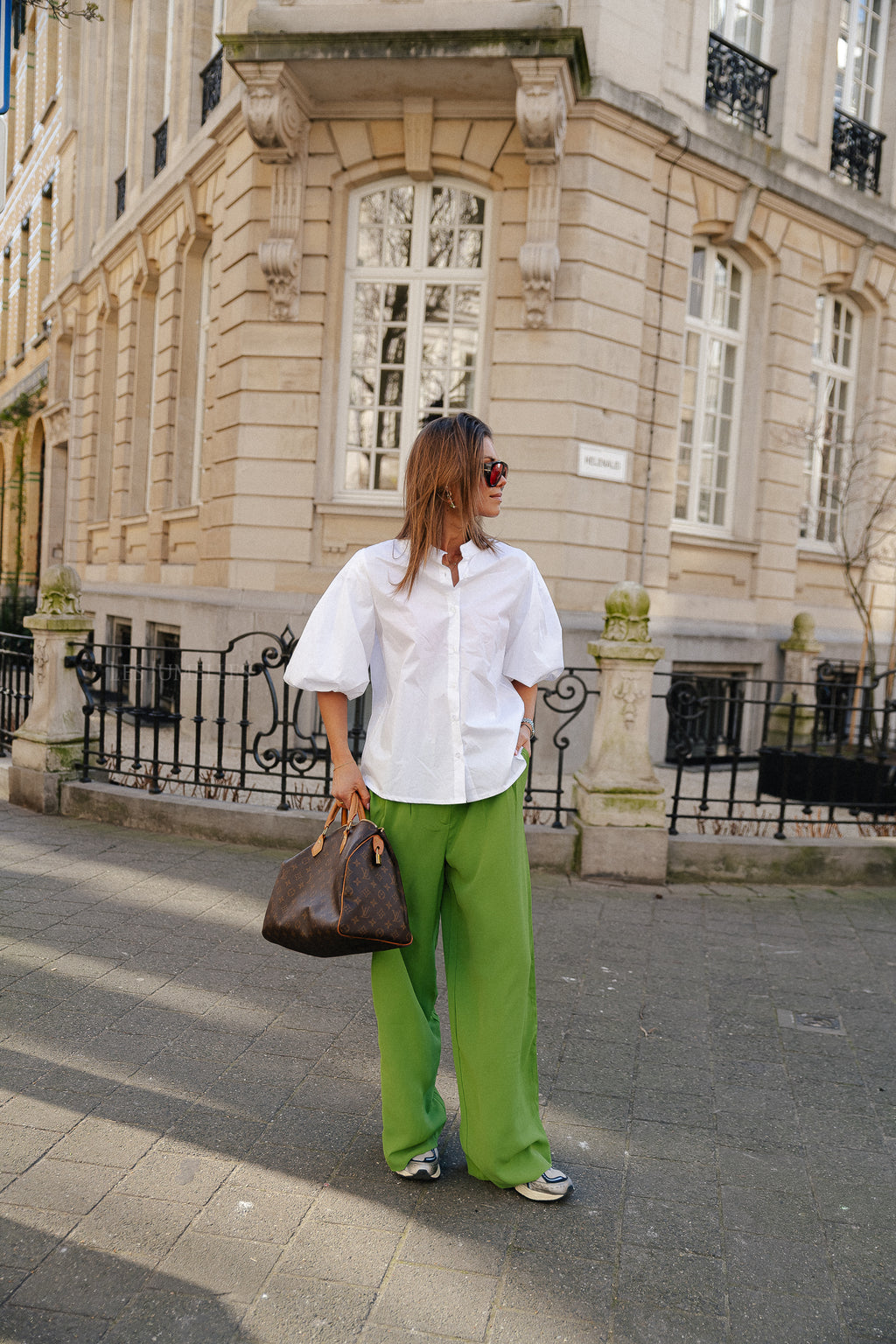 Jocelyne trousers forest green