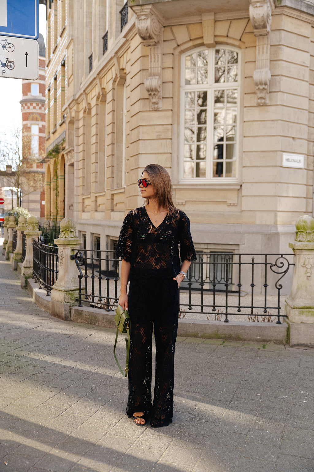 SLFMilly straight pant black