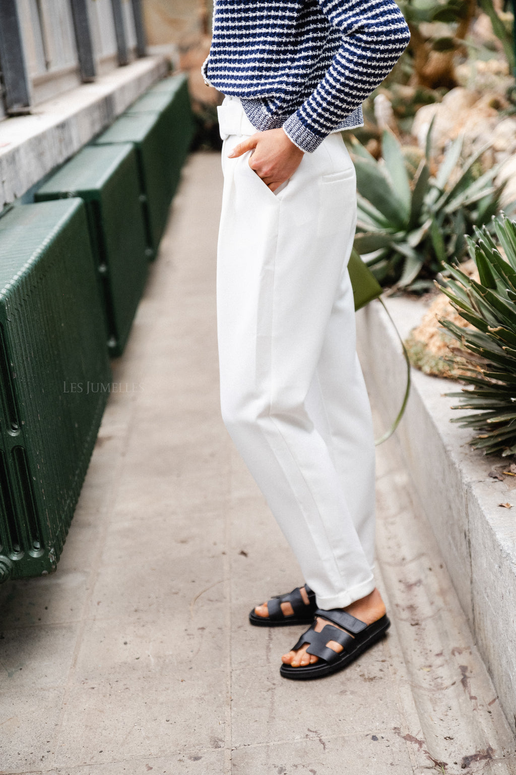 Jumbo trousers off white