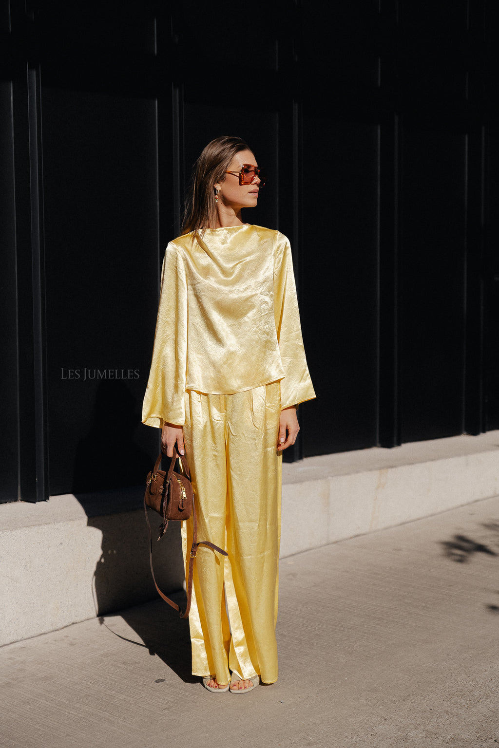 SLFSelene HW wide pant sundress