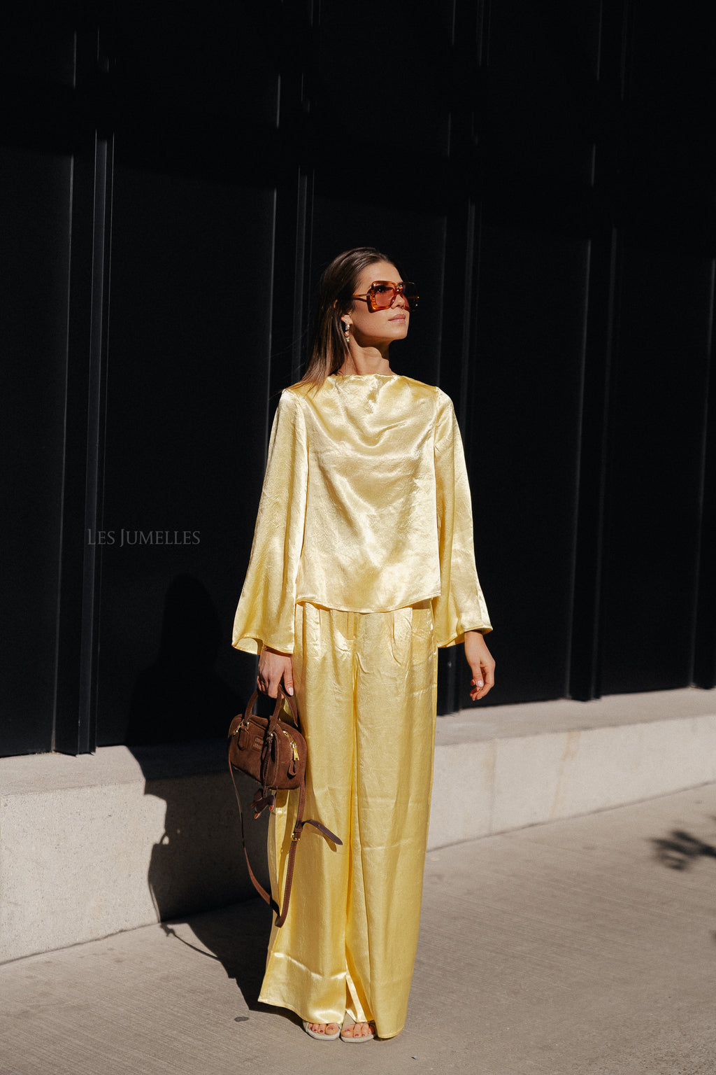 SLFSelene HW wide pant sundress