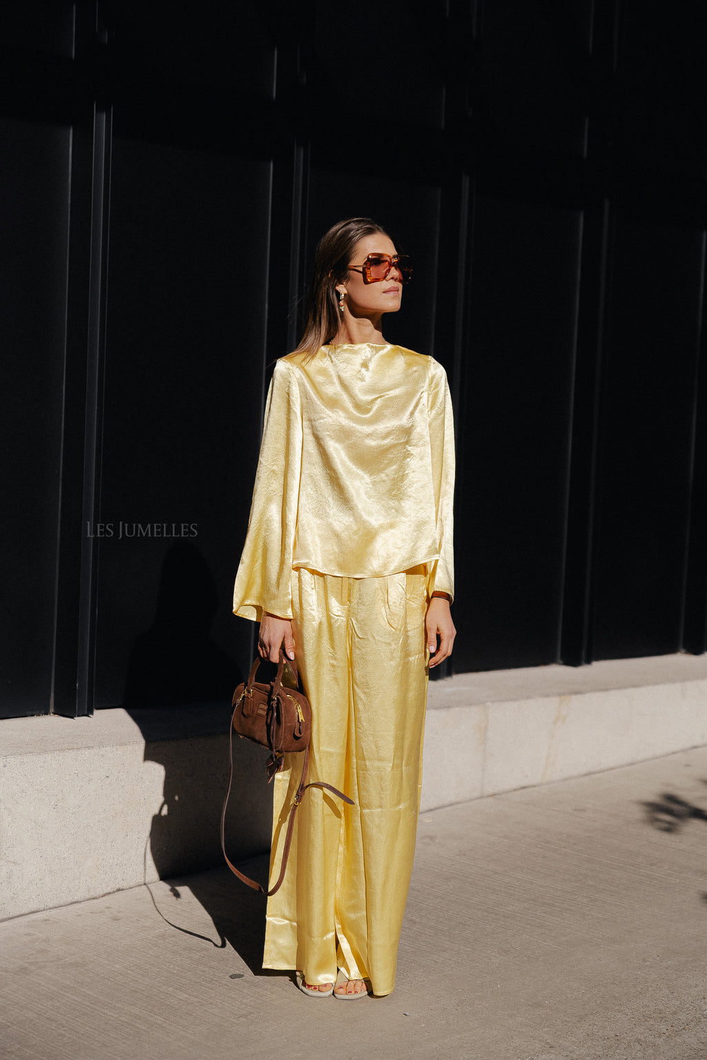 SLFSelene HW wide pant sundress