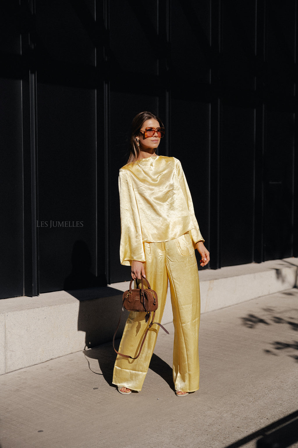 SLFSelene HW wide pant sundress