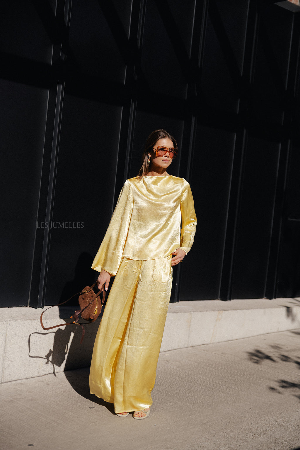 SLFSelene HW wide pant sundress