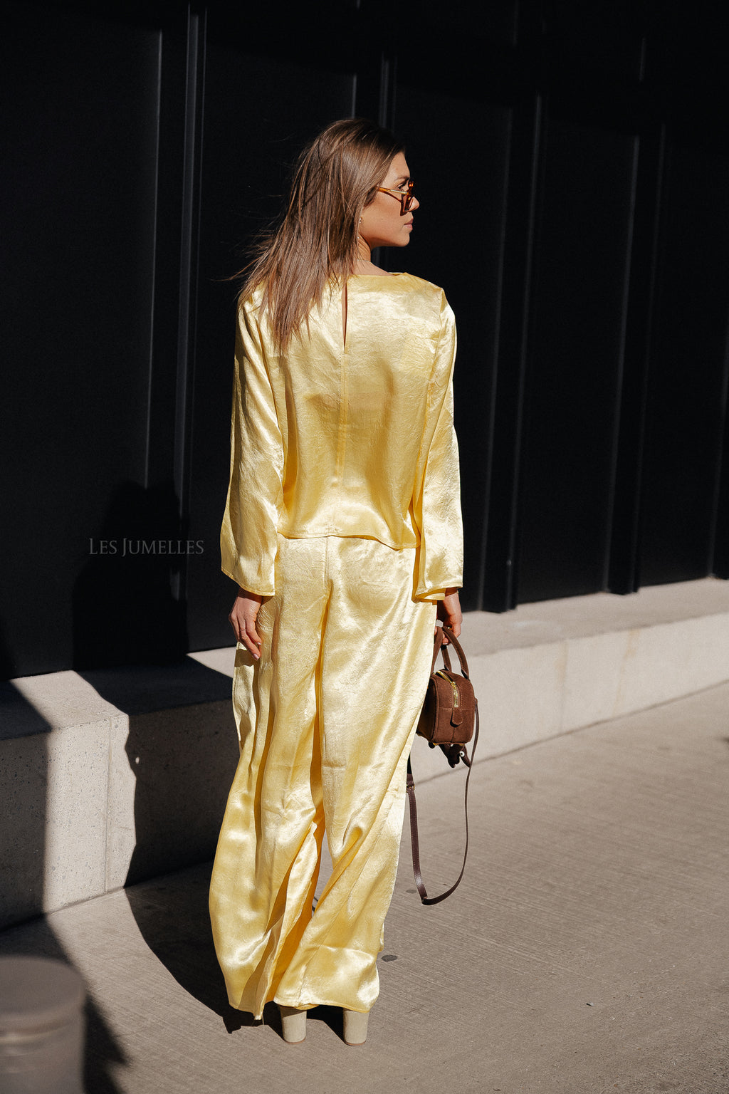 SLFSelene HW wide pant sundress