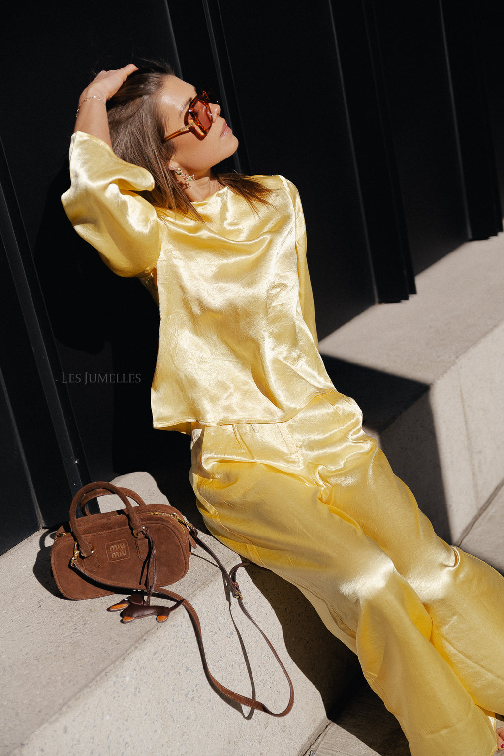 SLFSelene HW wide pant sundress