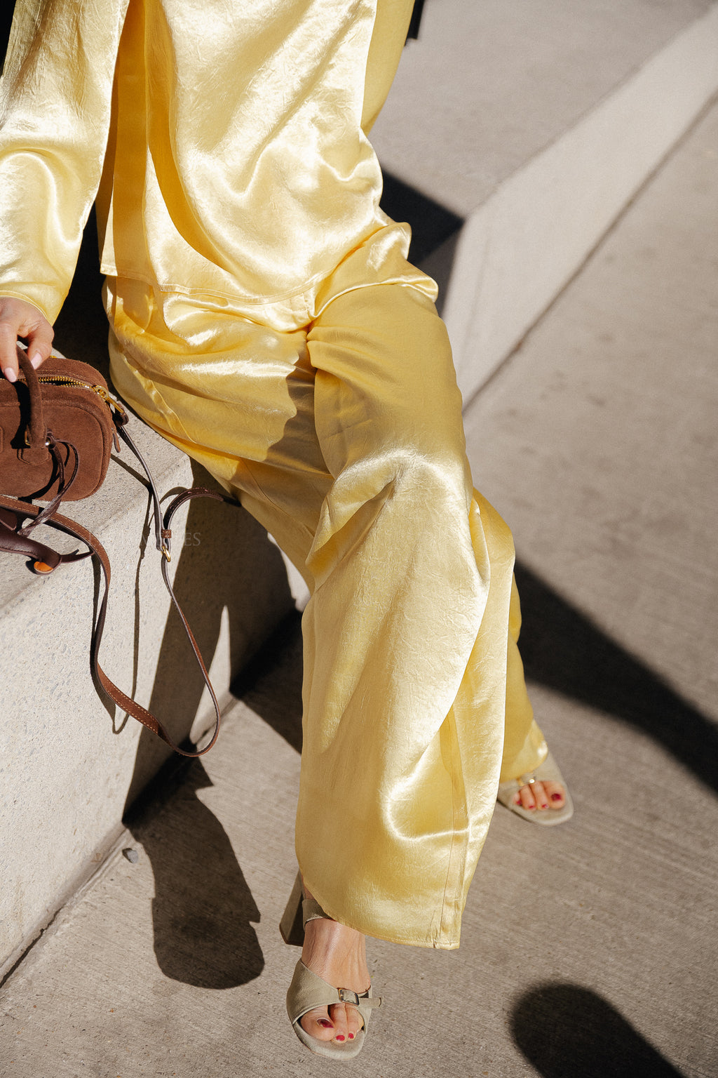 SLFSelene HW wide pant sundress
