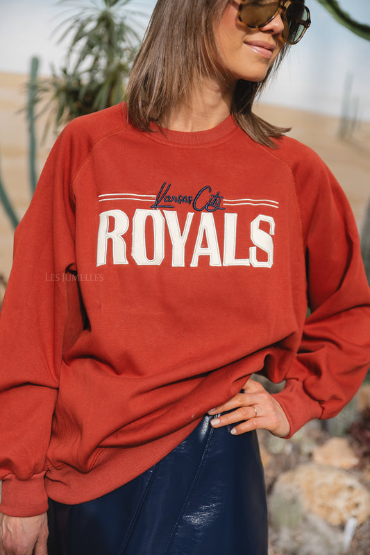 Les Jumelles Royals sweater brick