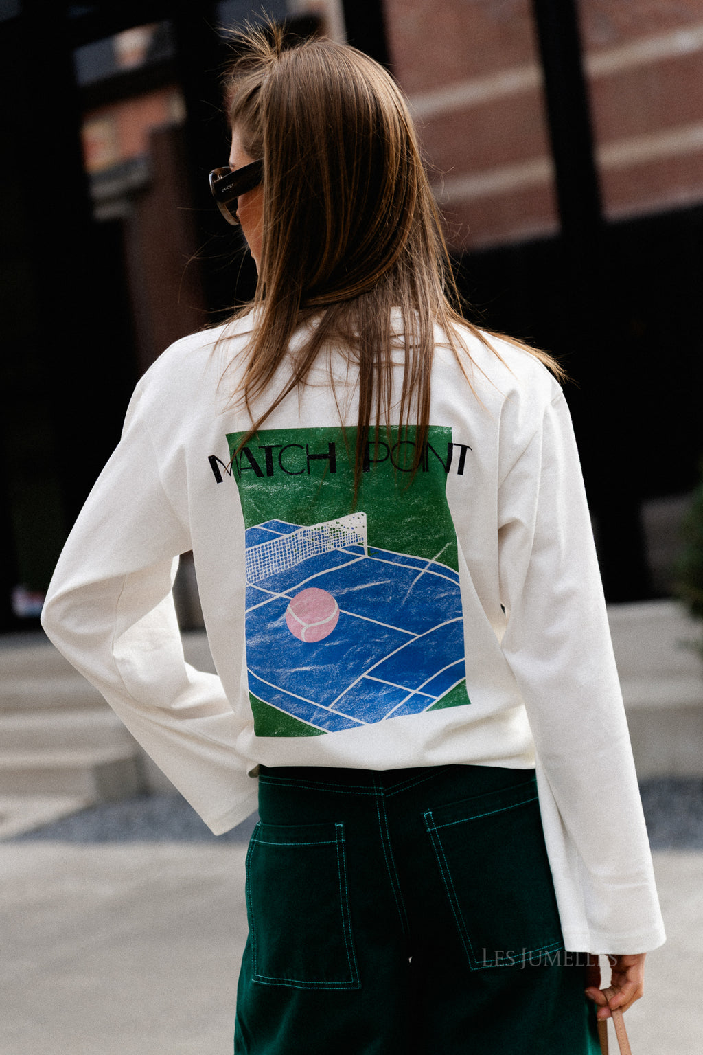 Verlee longsleeve tennis print