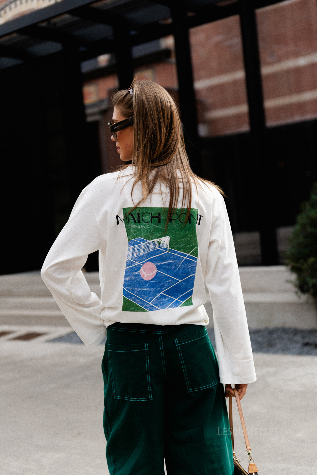 Verlee longsleeve tennis print
