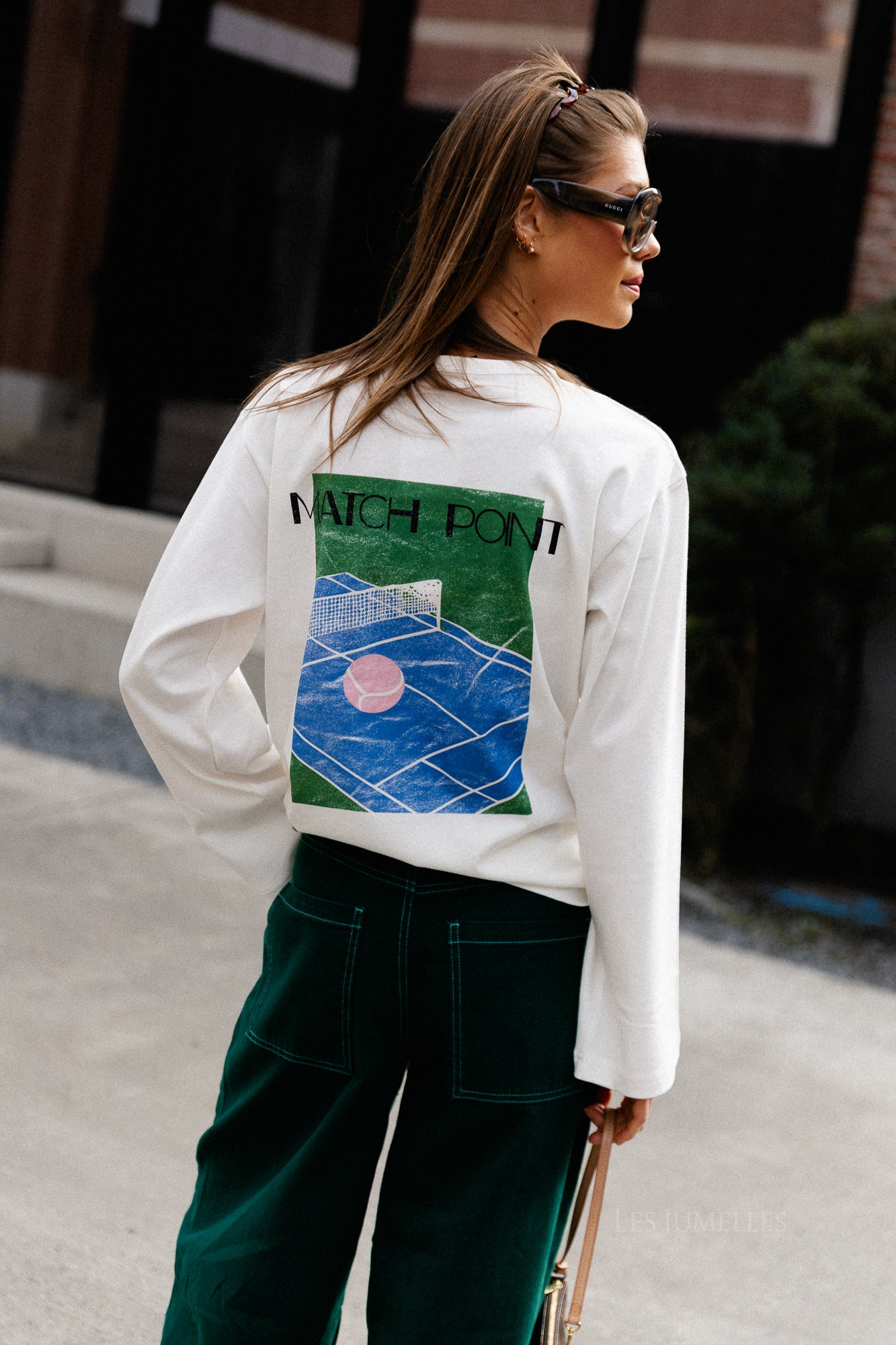 Verlee longsleeve tennis print