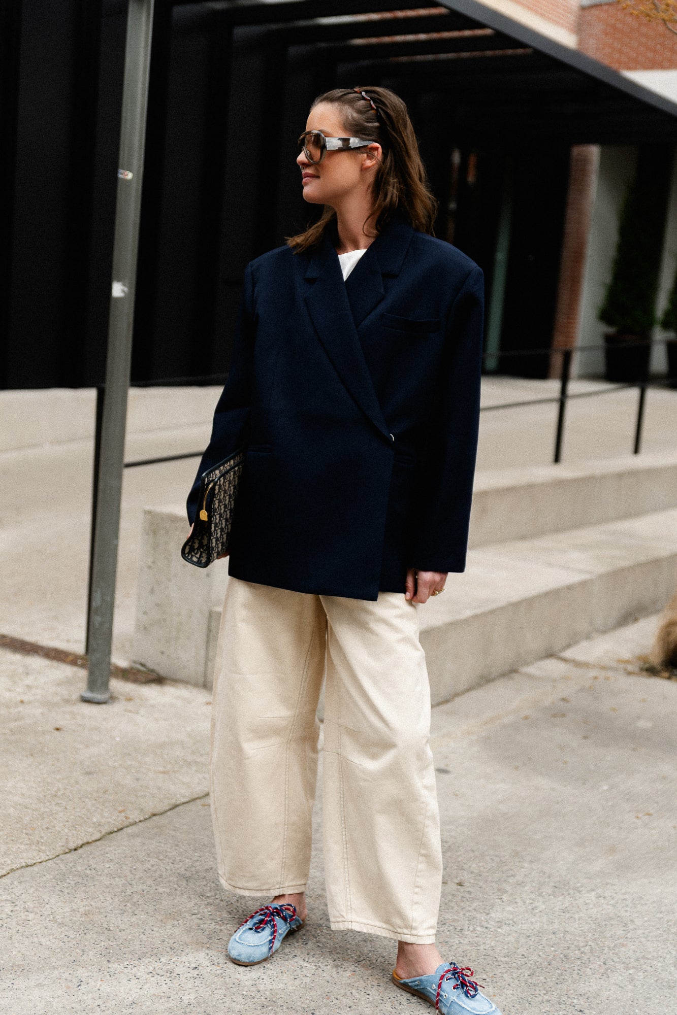 Chloe Oversize-Blazer in Mitternachtsblau