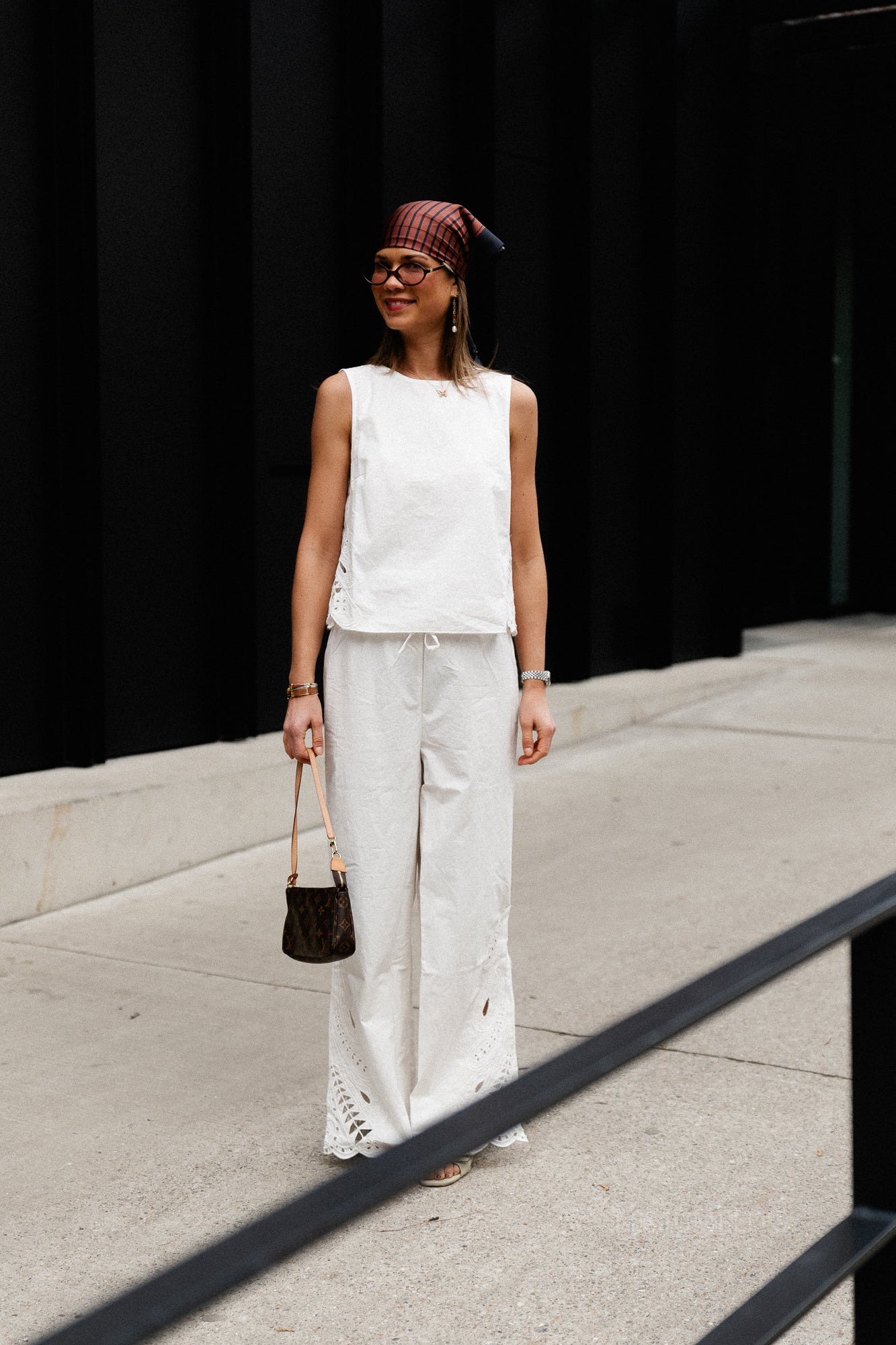 OBJMadia MW wide pant cloud dancer