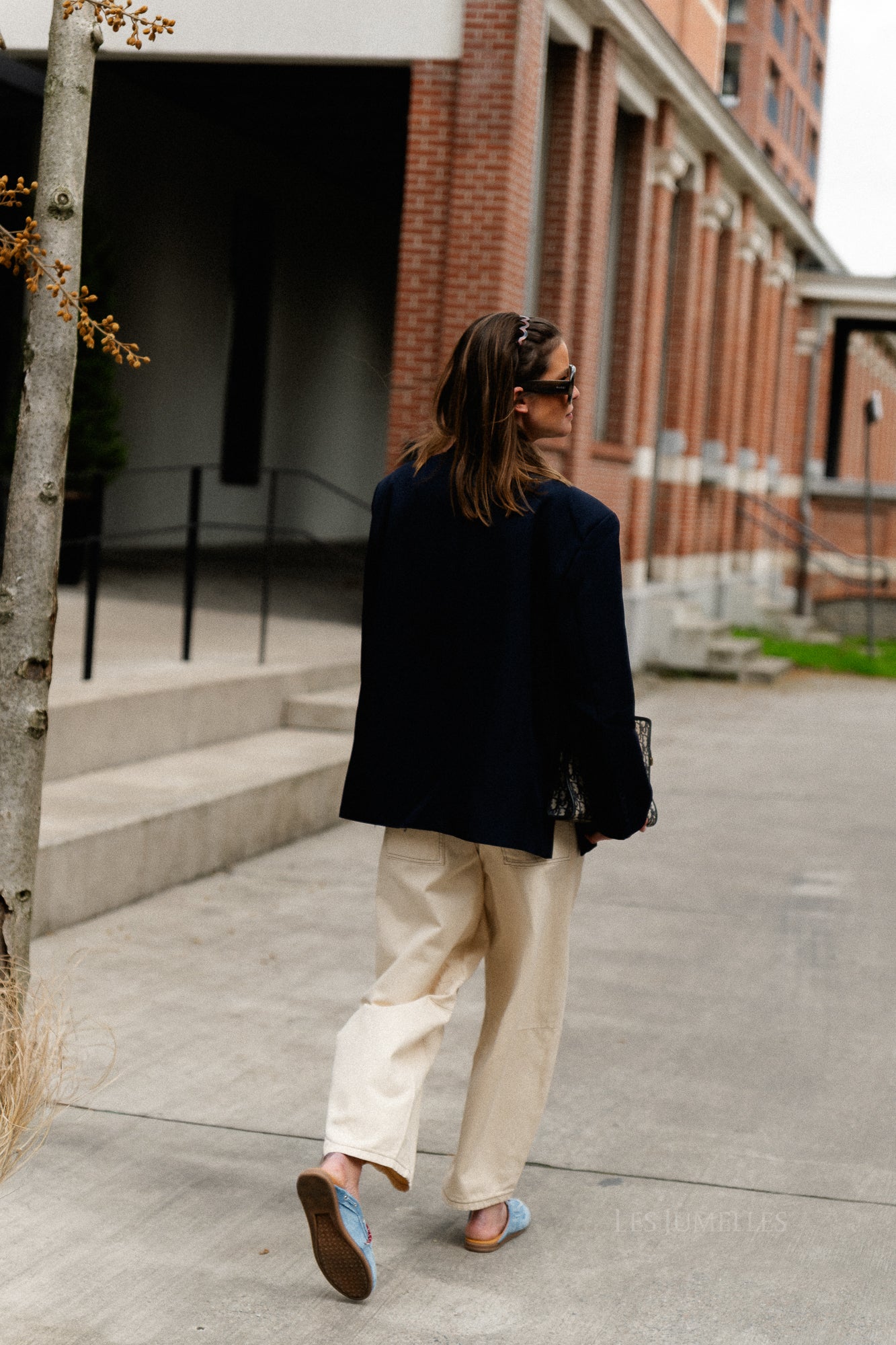 Chloe Oversize-Blazer in Mitternachtsblau