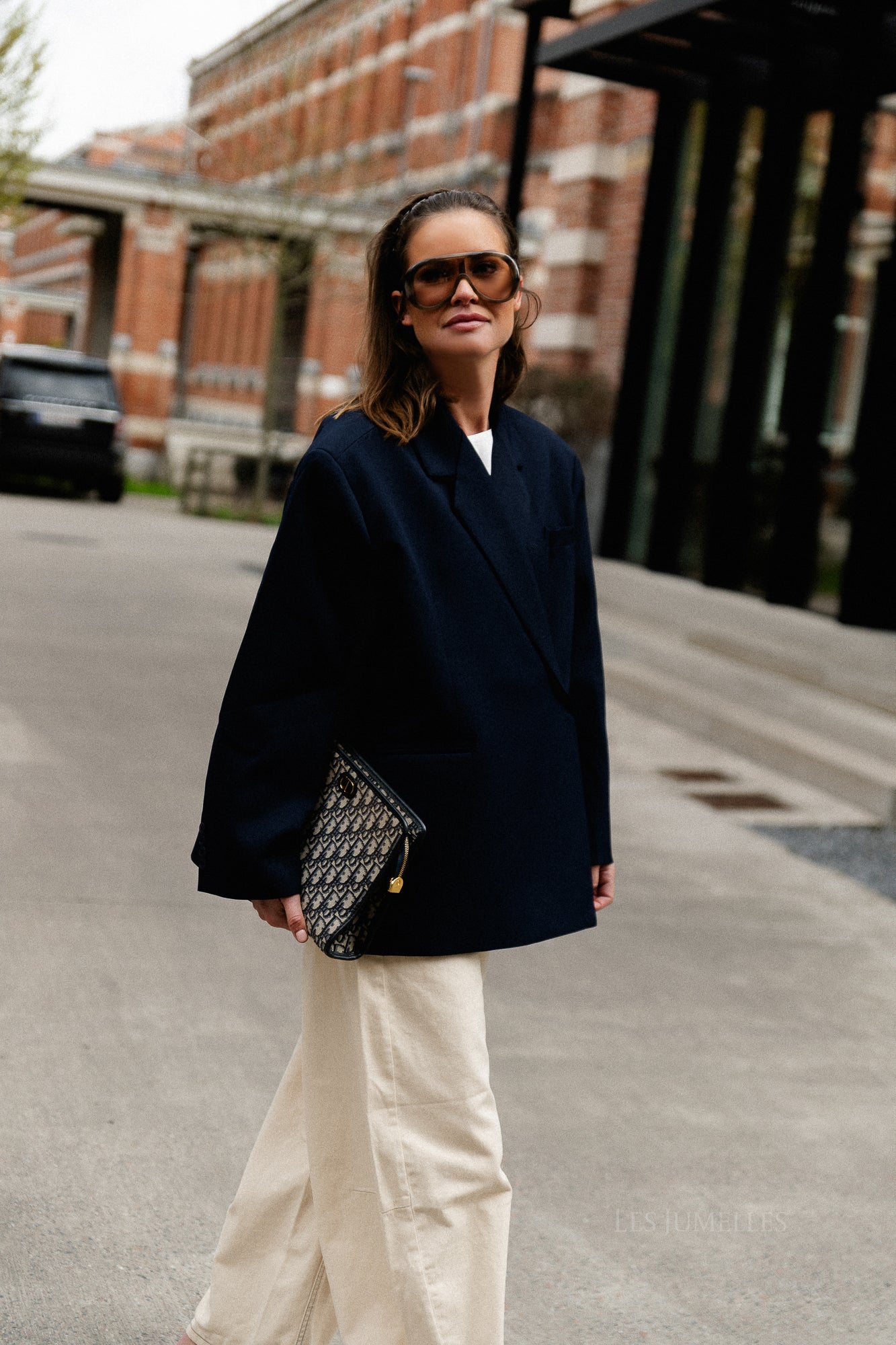 Chloe Oversize-Blazer in Mitternachtsblau