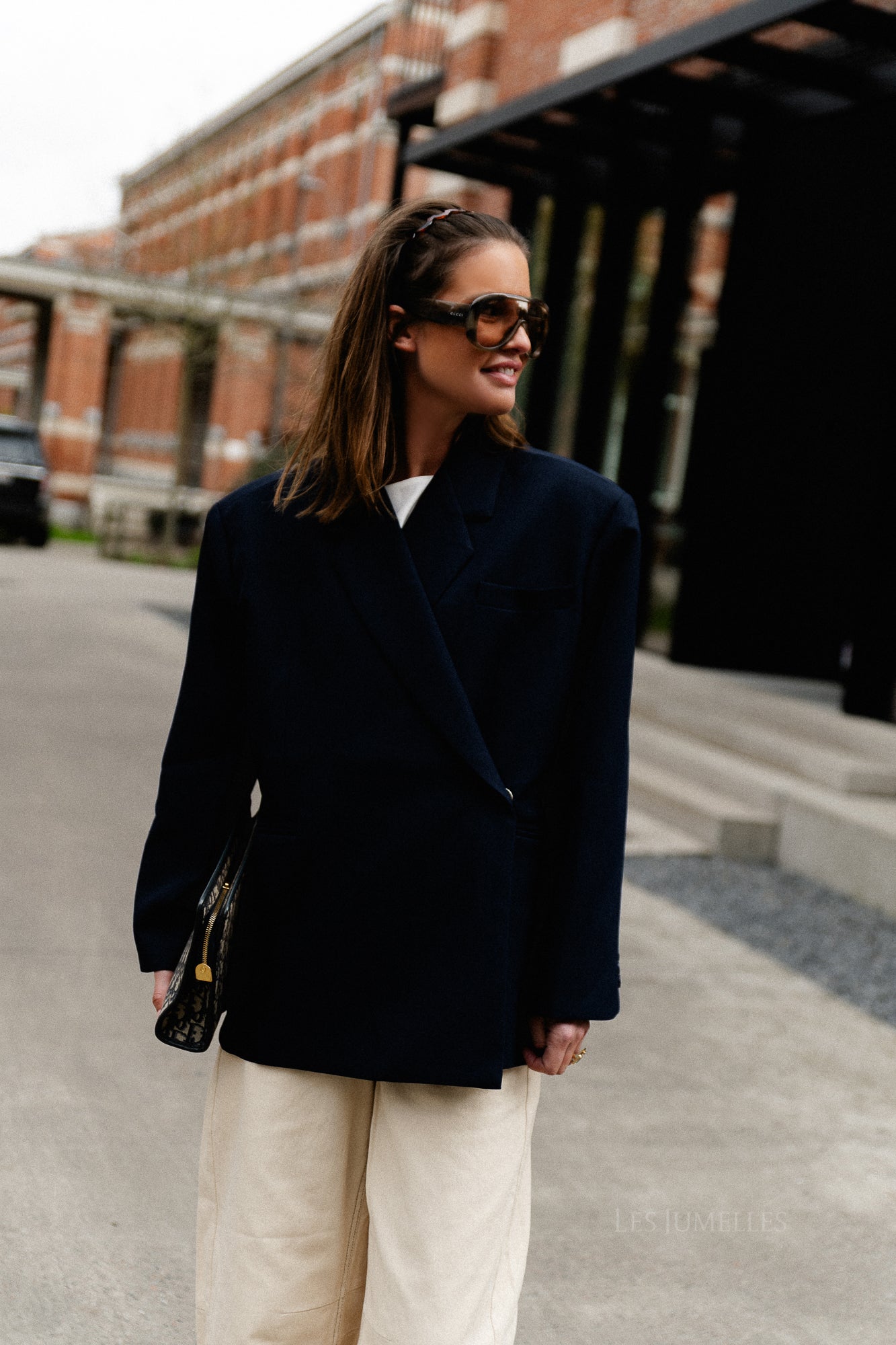 Chloe Oversize-Blazer in Mitternachtsblau