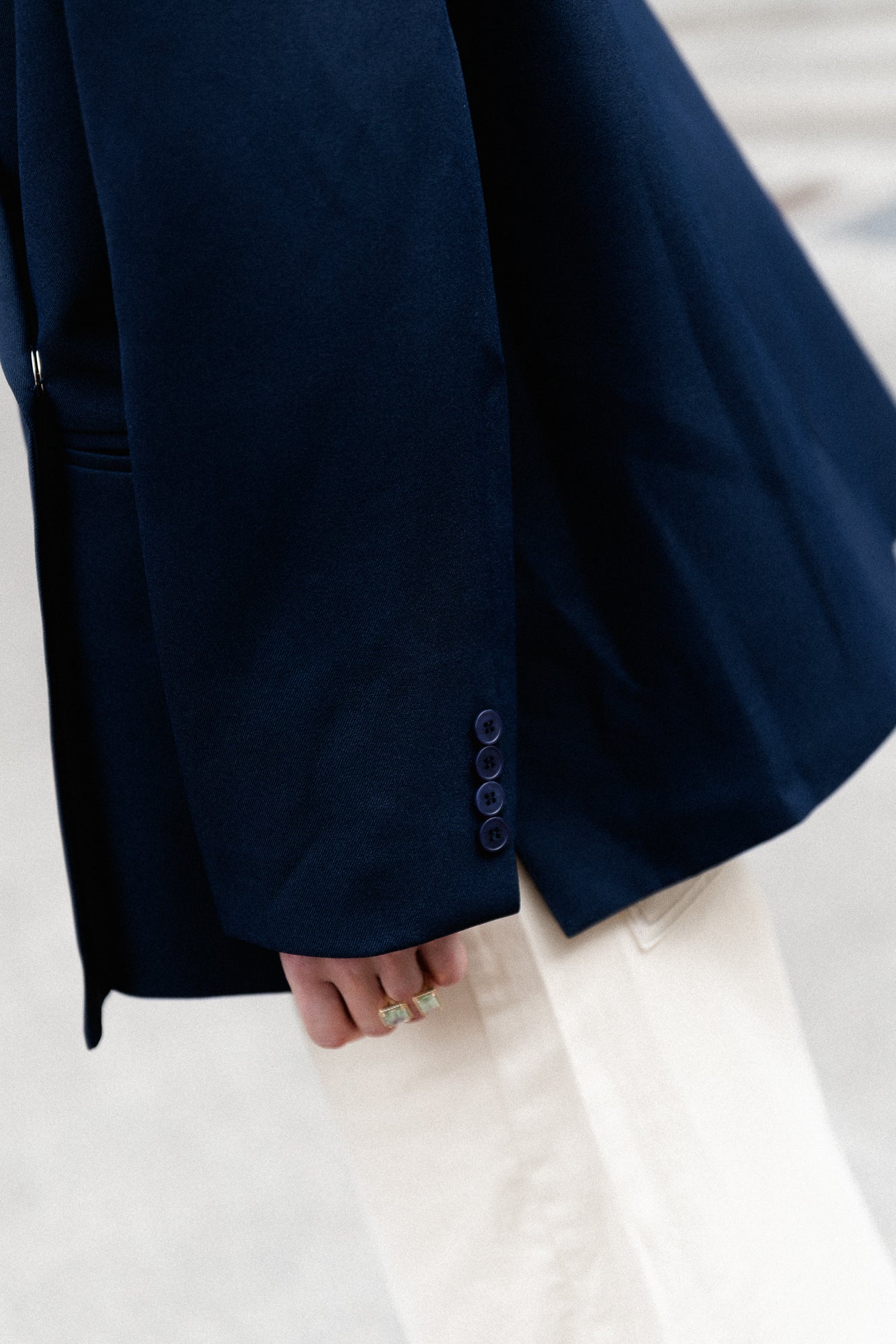 Chloe Oversize-Blazer in Mitternachtsblau