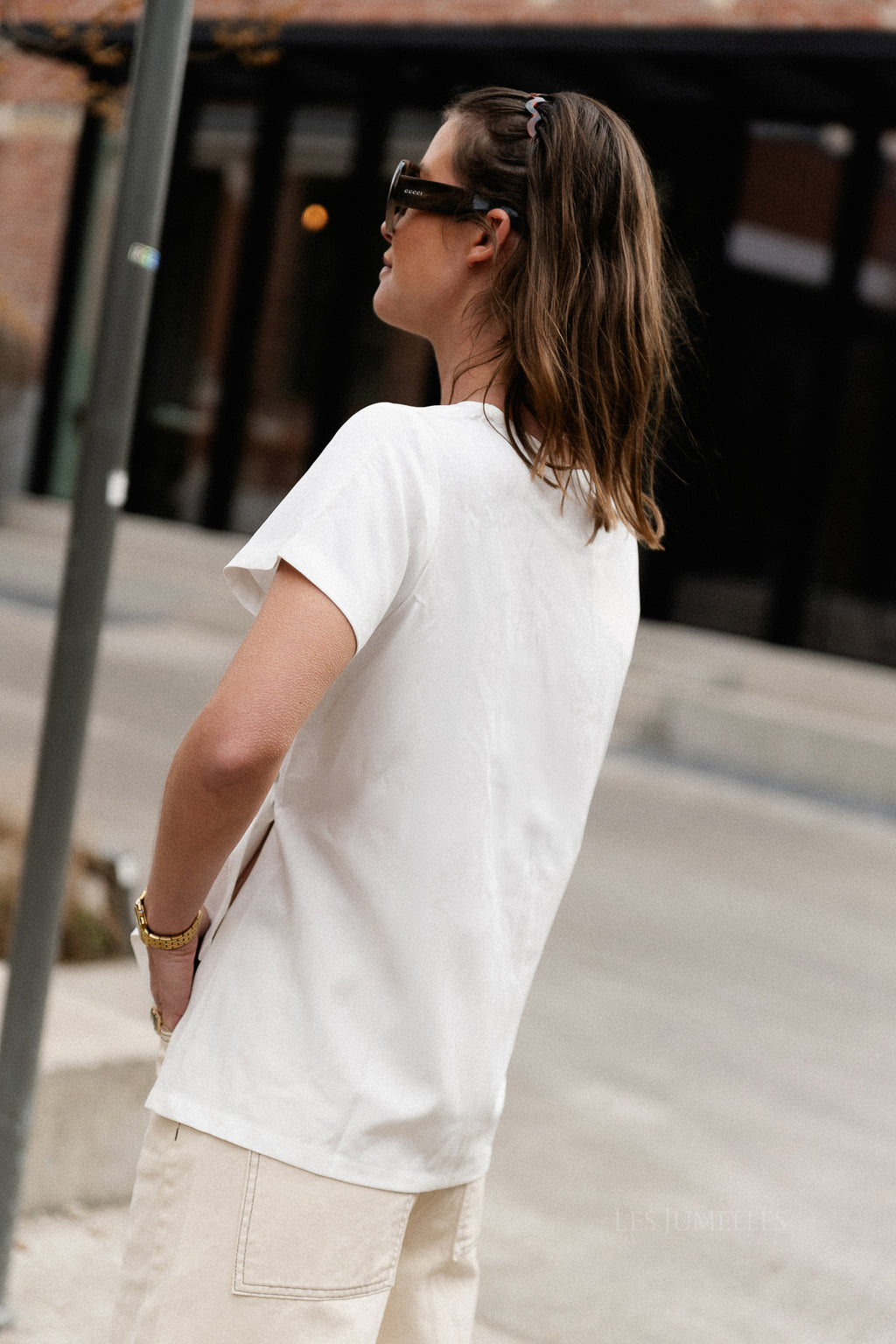 Daphne SS blouse off-white