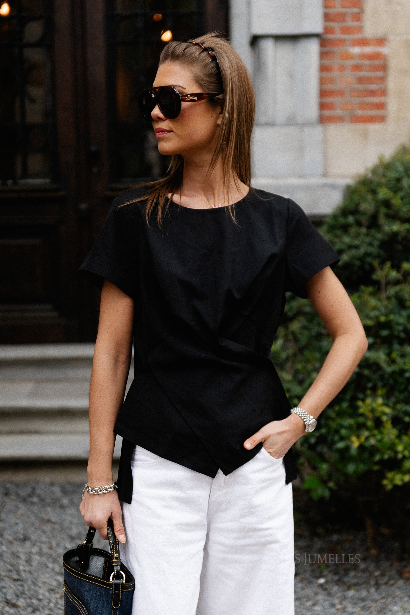 Daphne SS blouse black