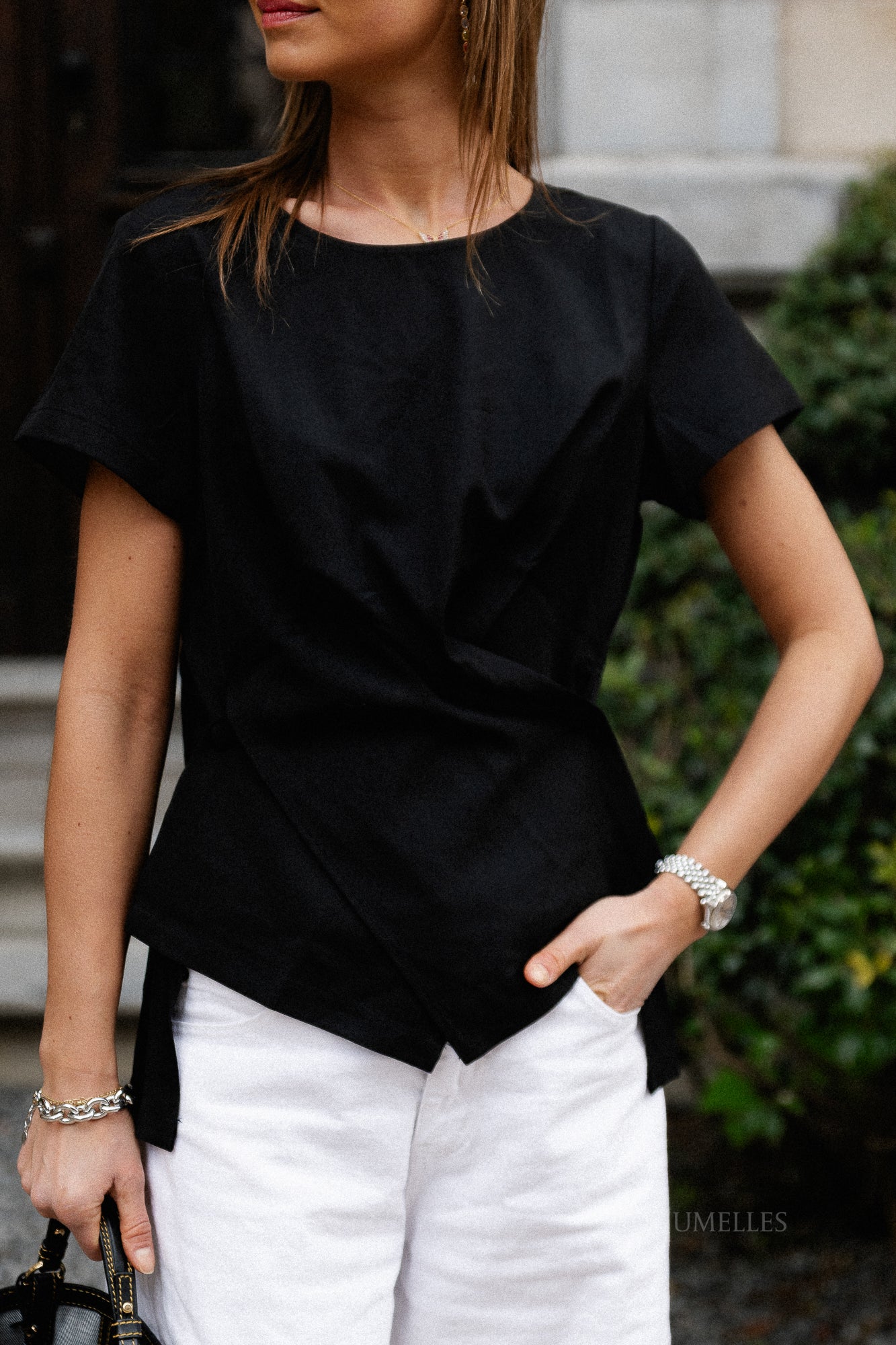 Daphne SS blouse black