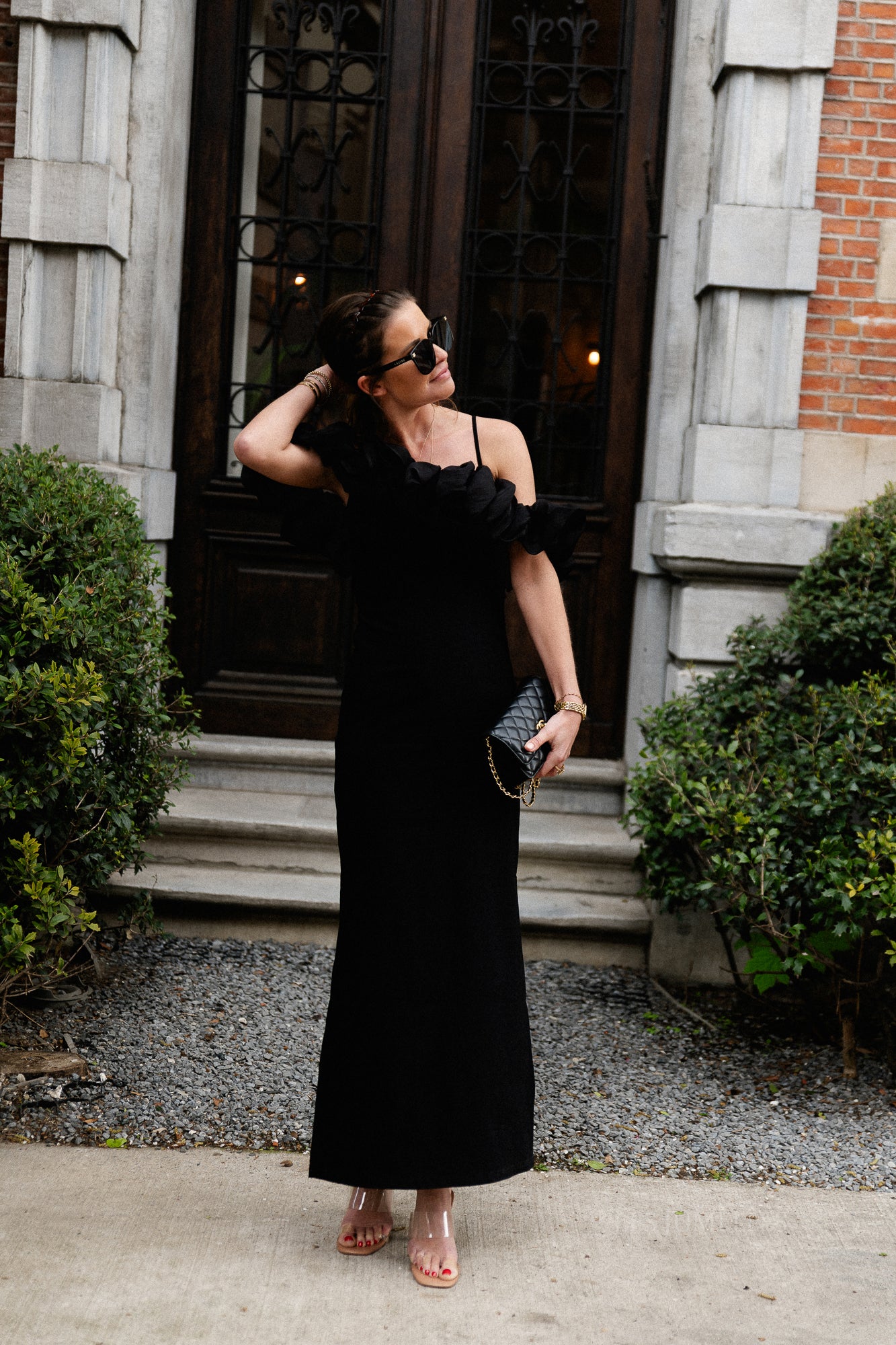 OBJEya Tanita long dress black