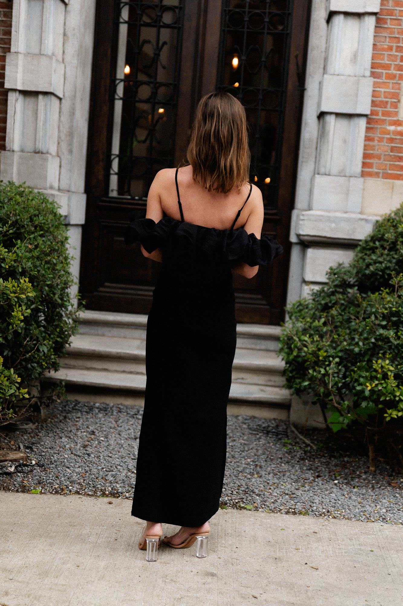 OBJEya Tanita long dress black