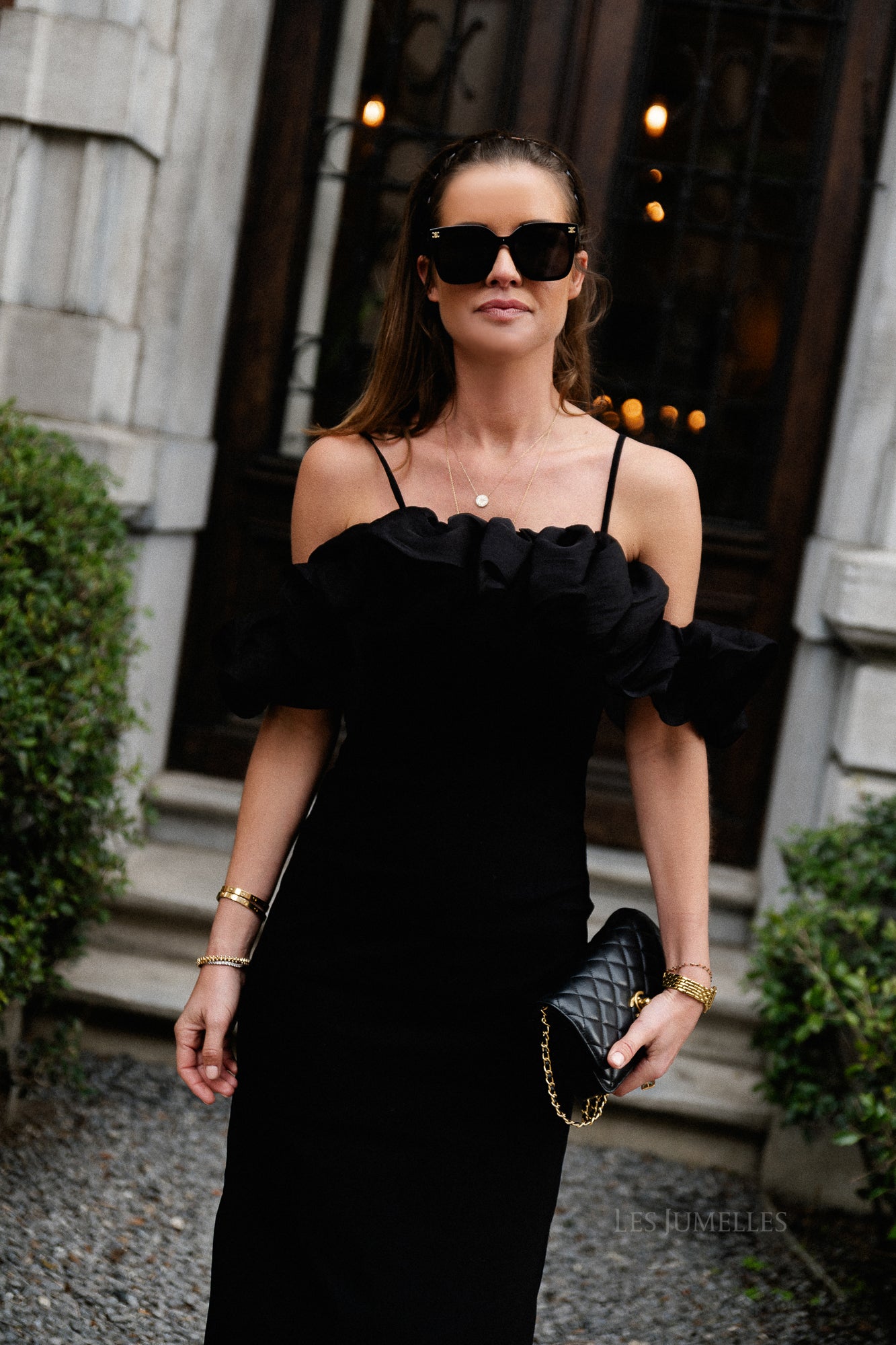 OBJEya Tanita long dress black