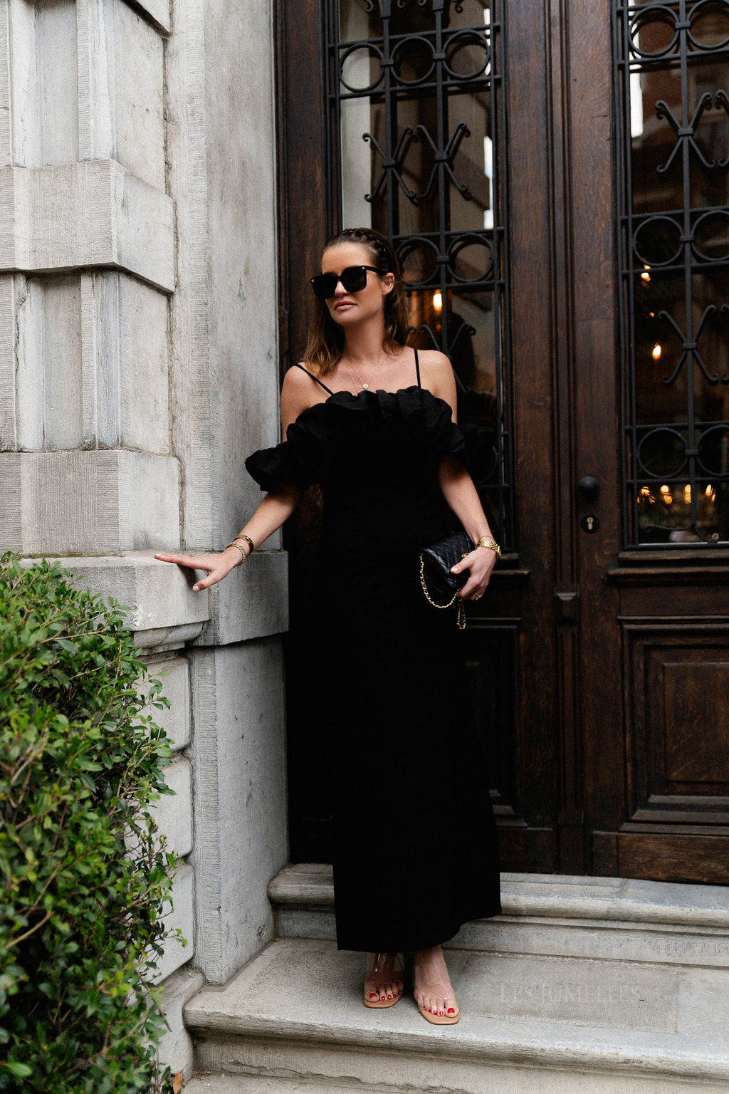OBJEya Tanita long dress black