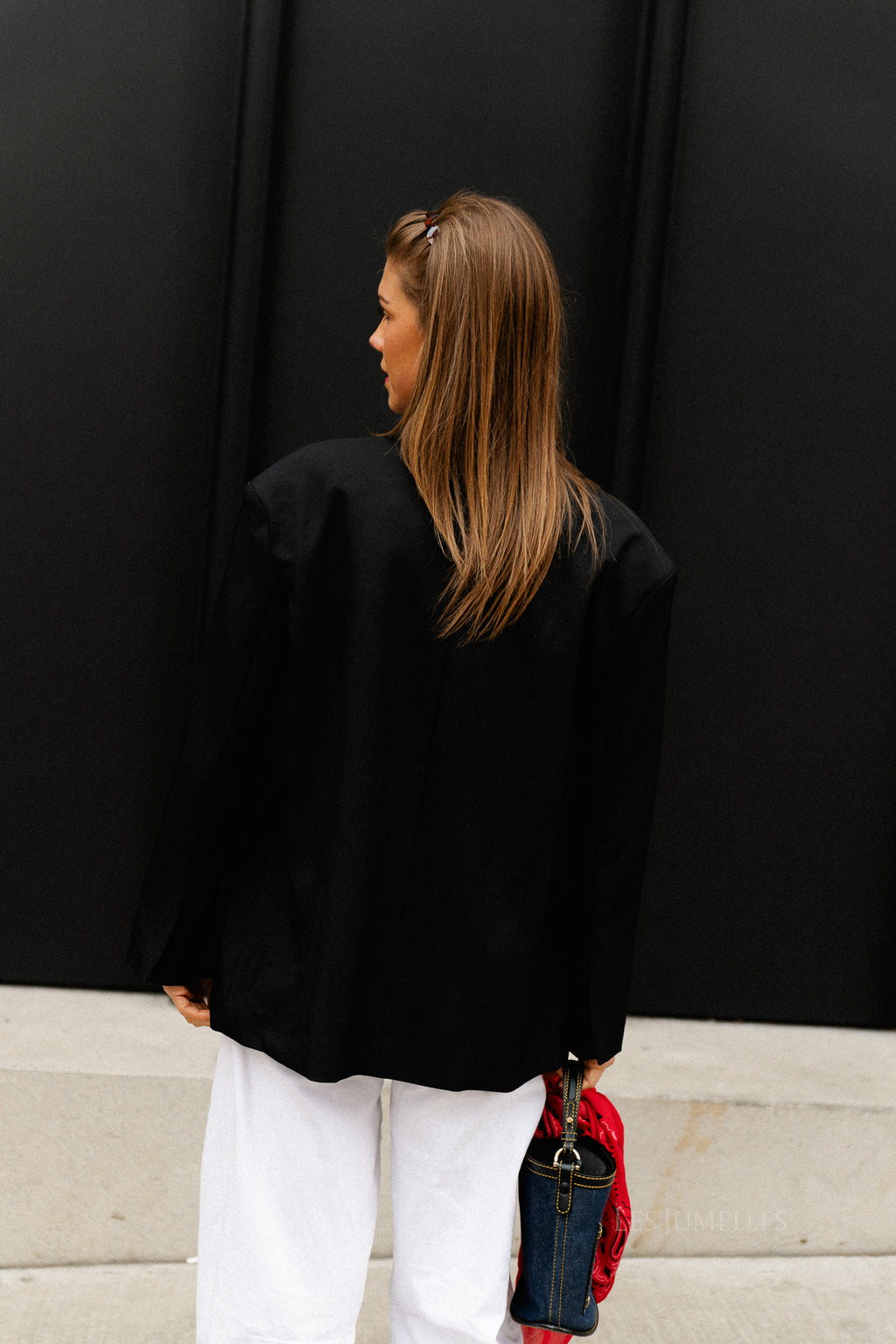 Faya stitched blazer black