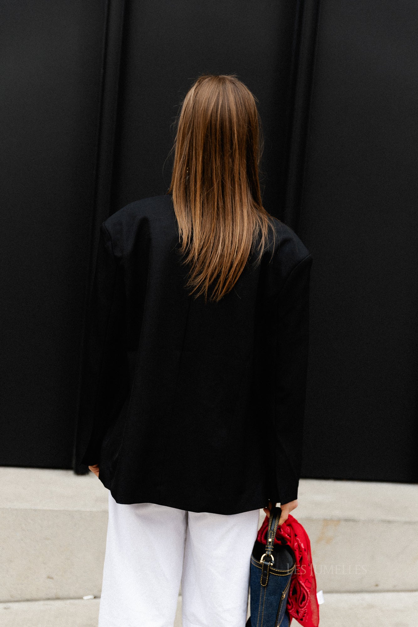 Faya stitched blazer black