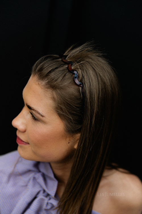 Brown multi-tone hairband
