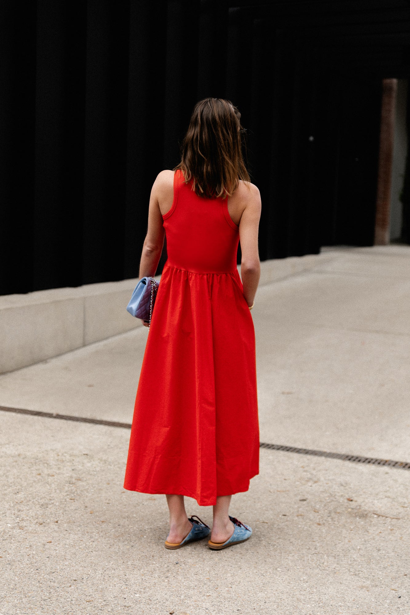 YASMiri SL long dress fiery red