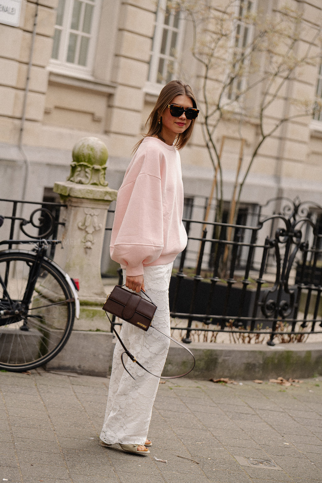 Pantalon en dentelle Viceren HW Cloud Dancer