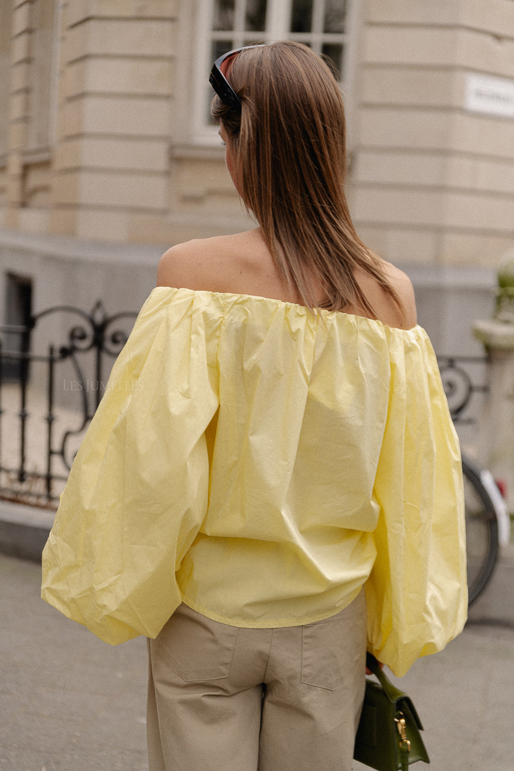 Fran off shoulder blouse yellow