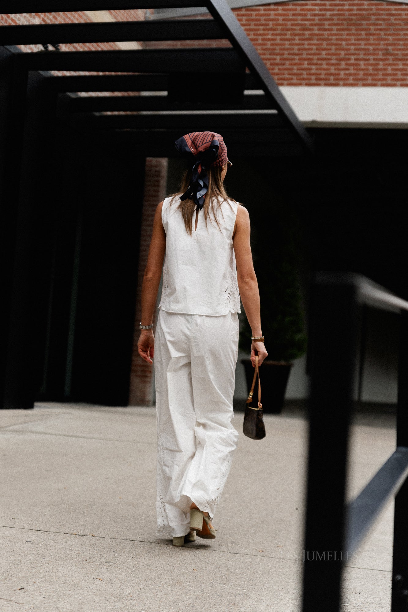 OBJMadia MW wide pant cloud dancer