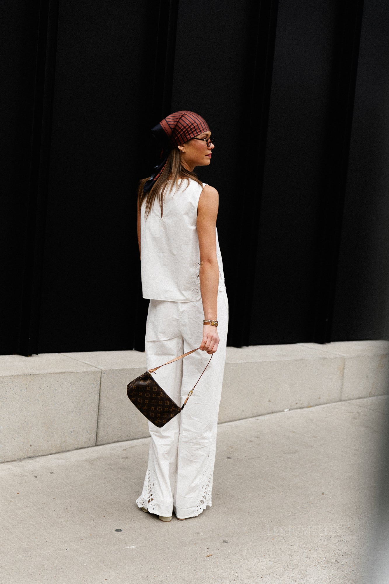 OBJMadia MW wide pant cloud dancer