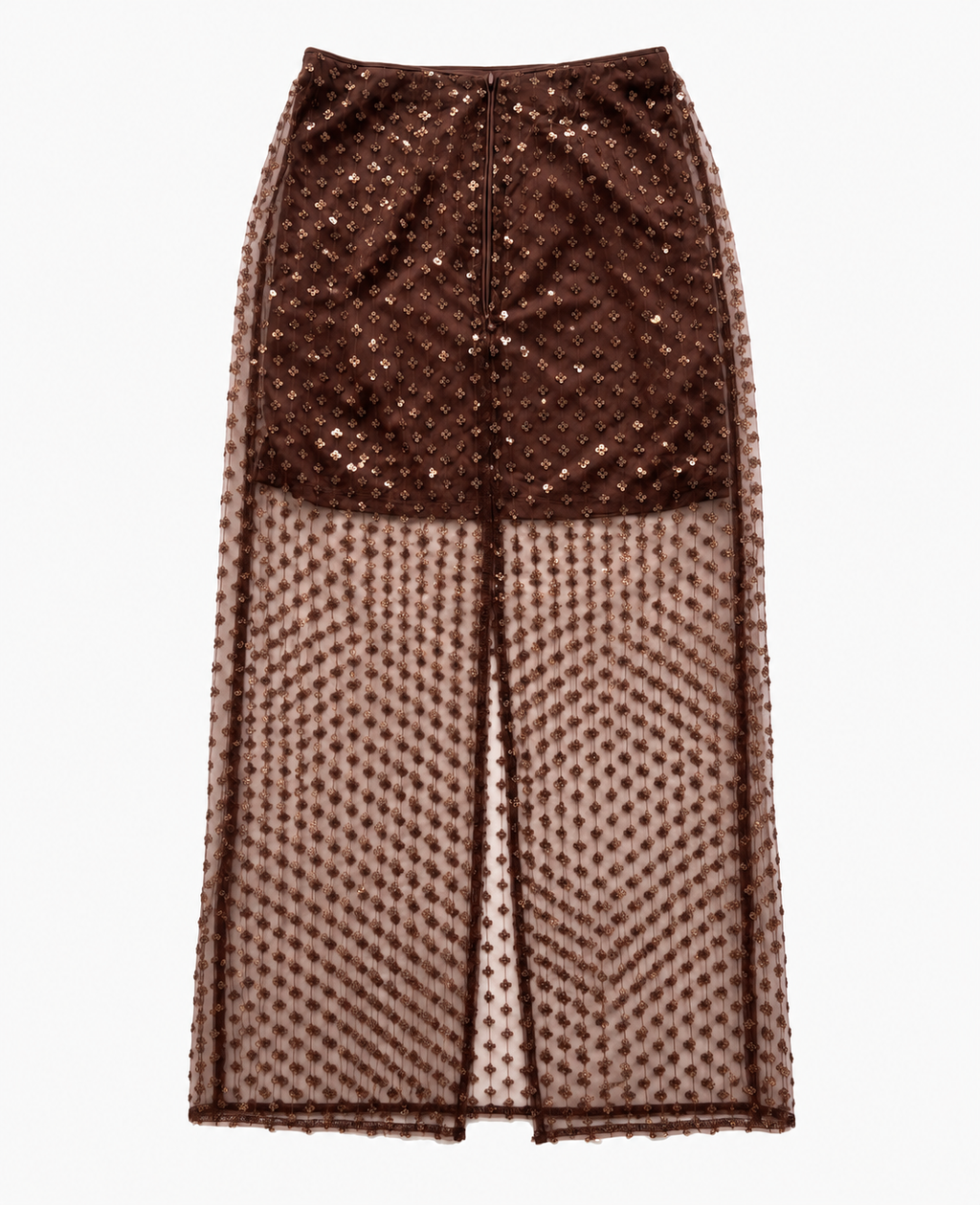 Dakara skirt (sheer) brown