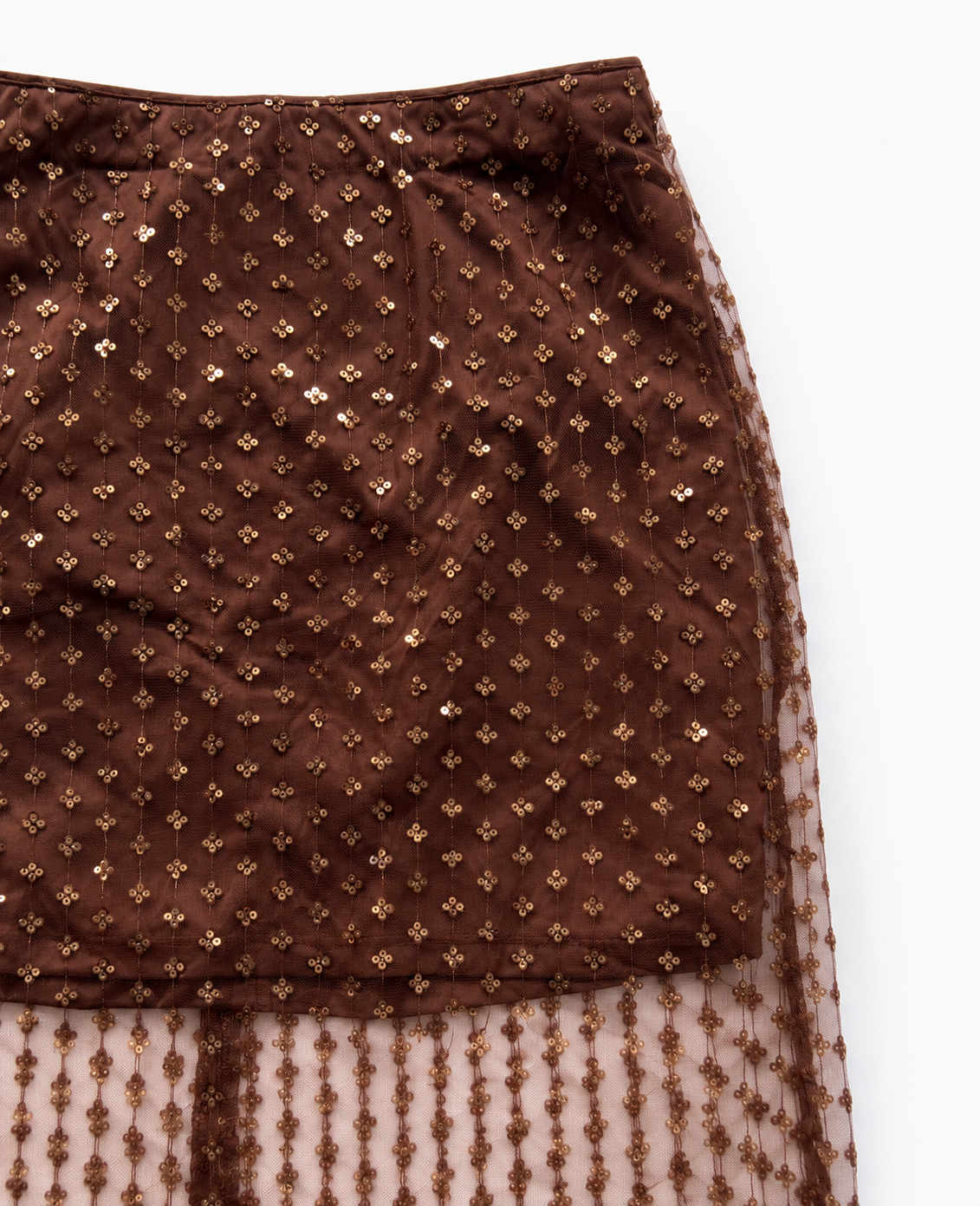 Dakara skirt (sheer) brown