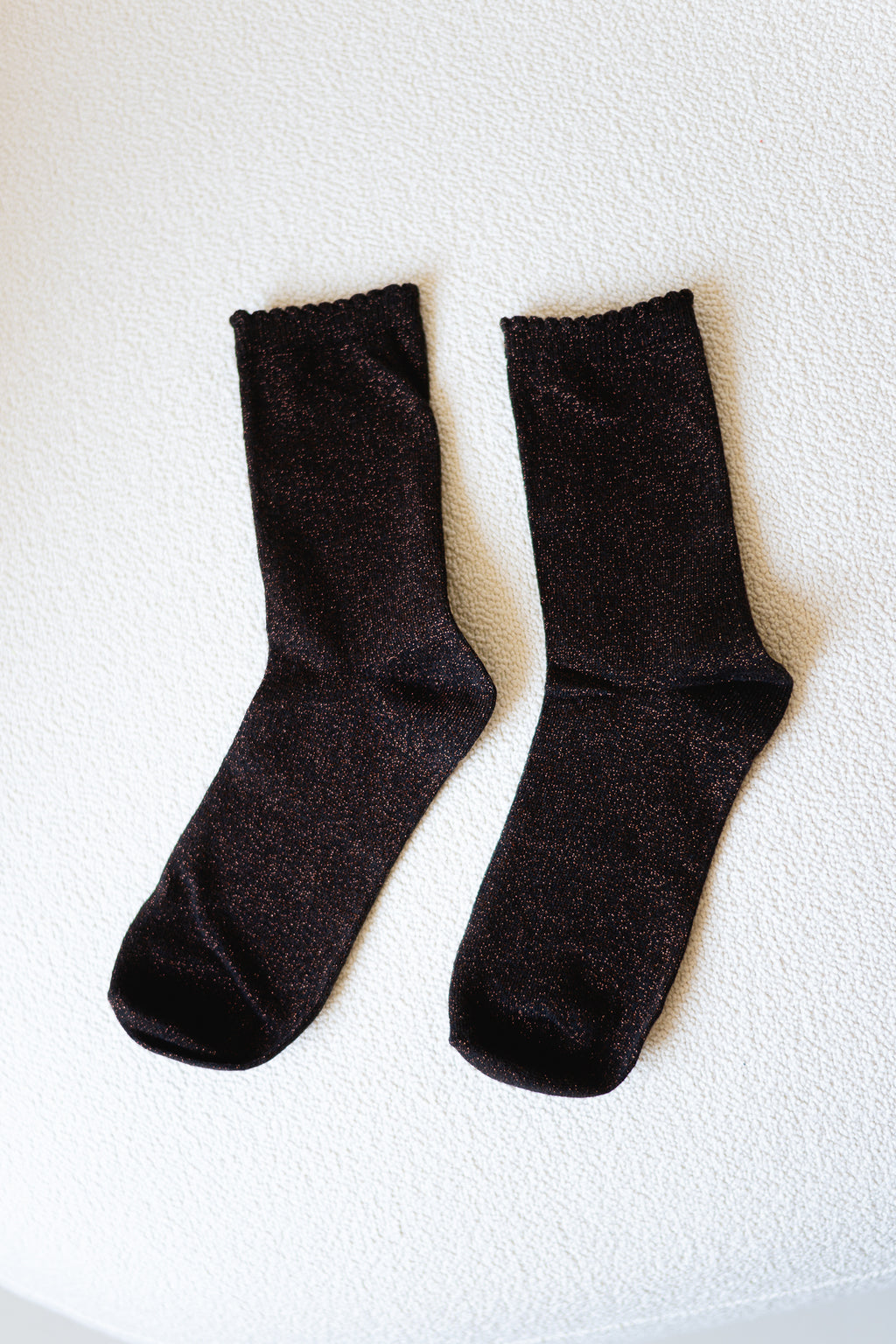 PCSebby glitter long socks hot fudge