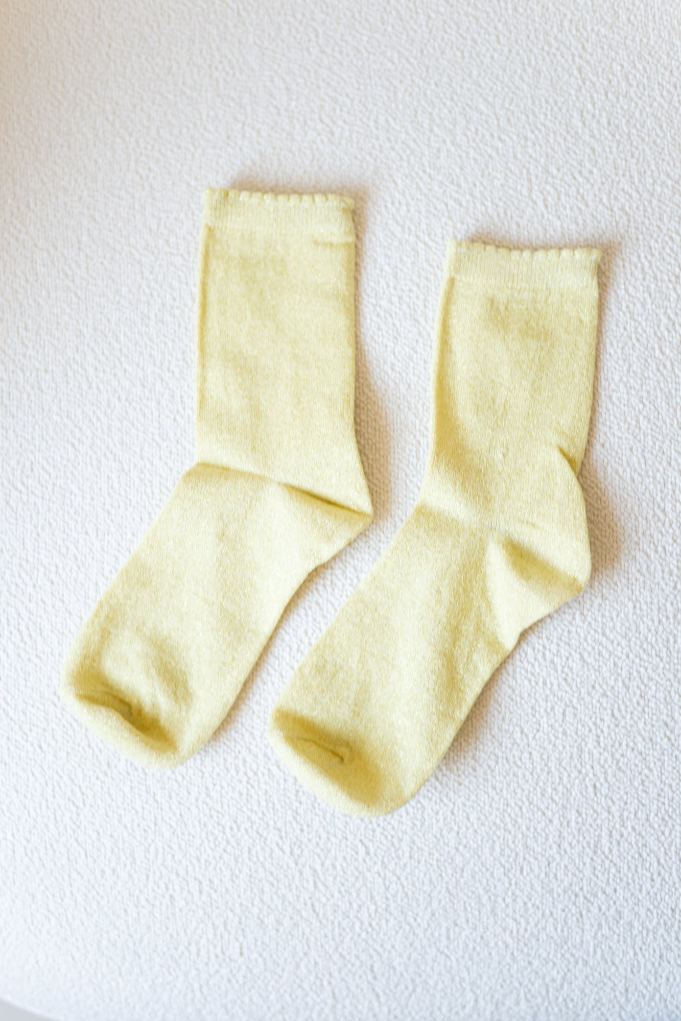 PCSebby glitter long socks french vanilla