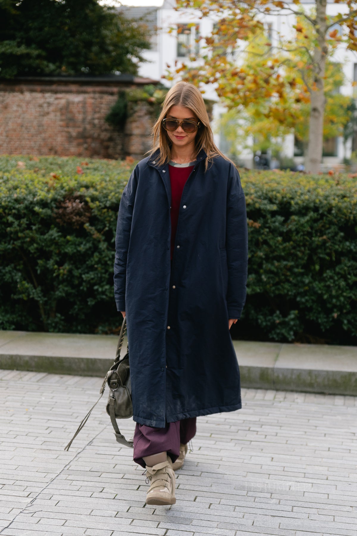 Audrey coat navy blue
