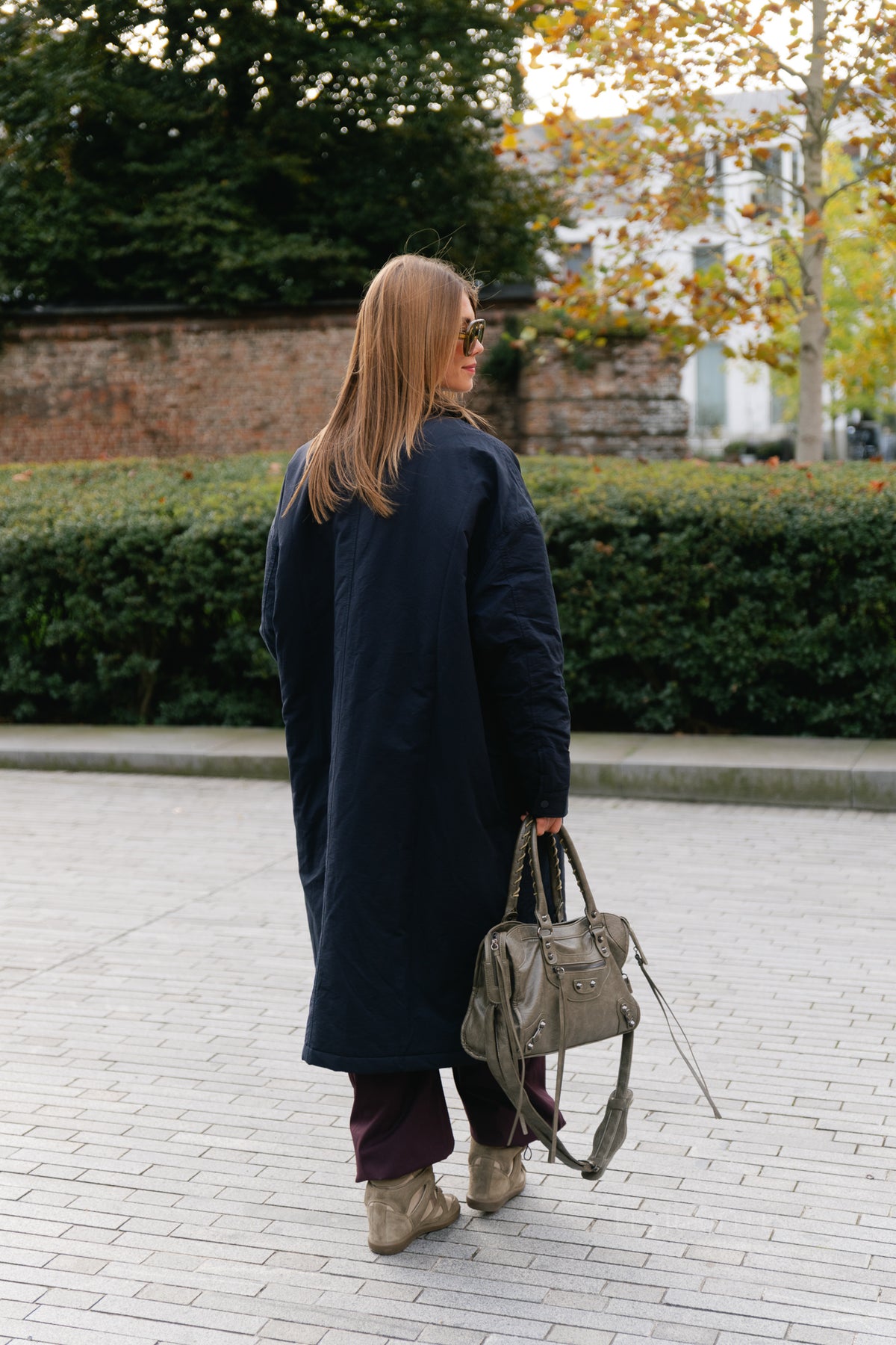 Audrey coat navy blue
