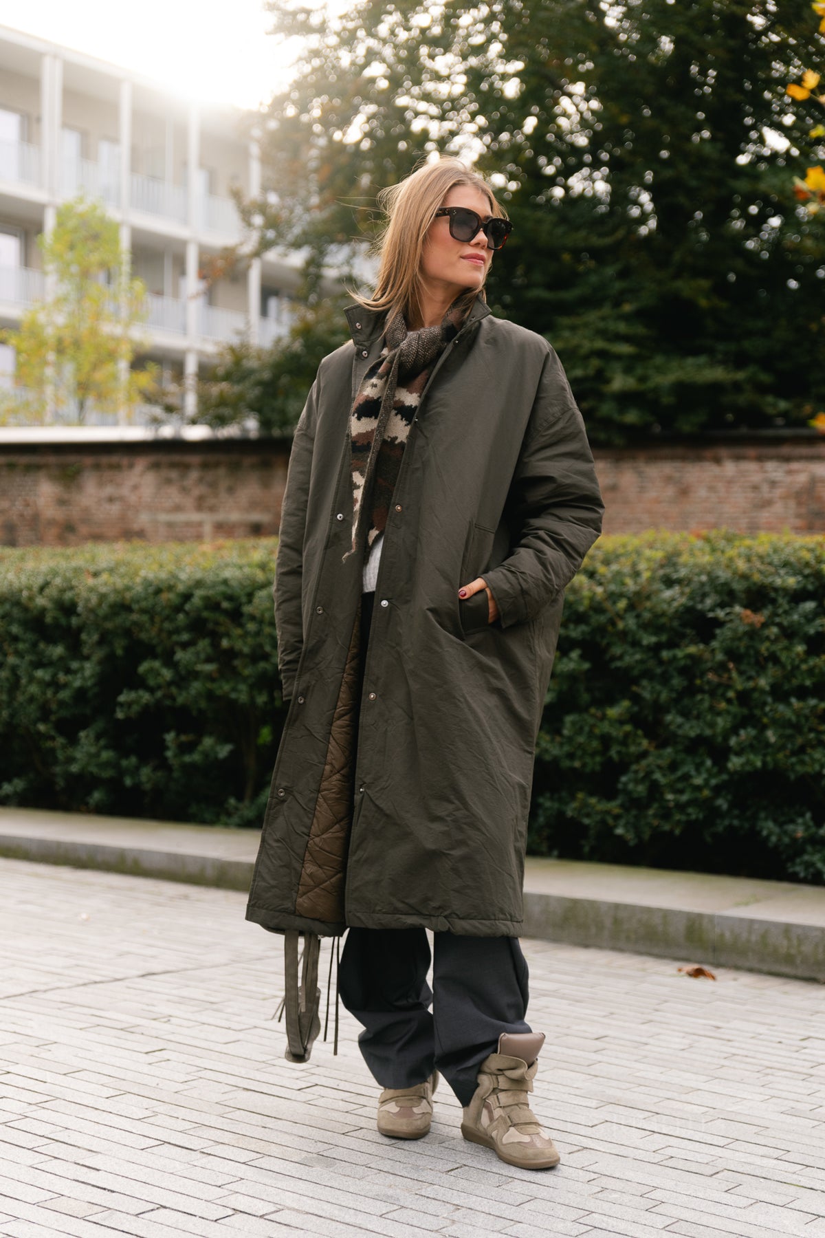 Audrey coat khaki