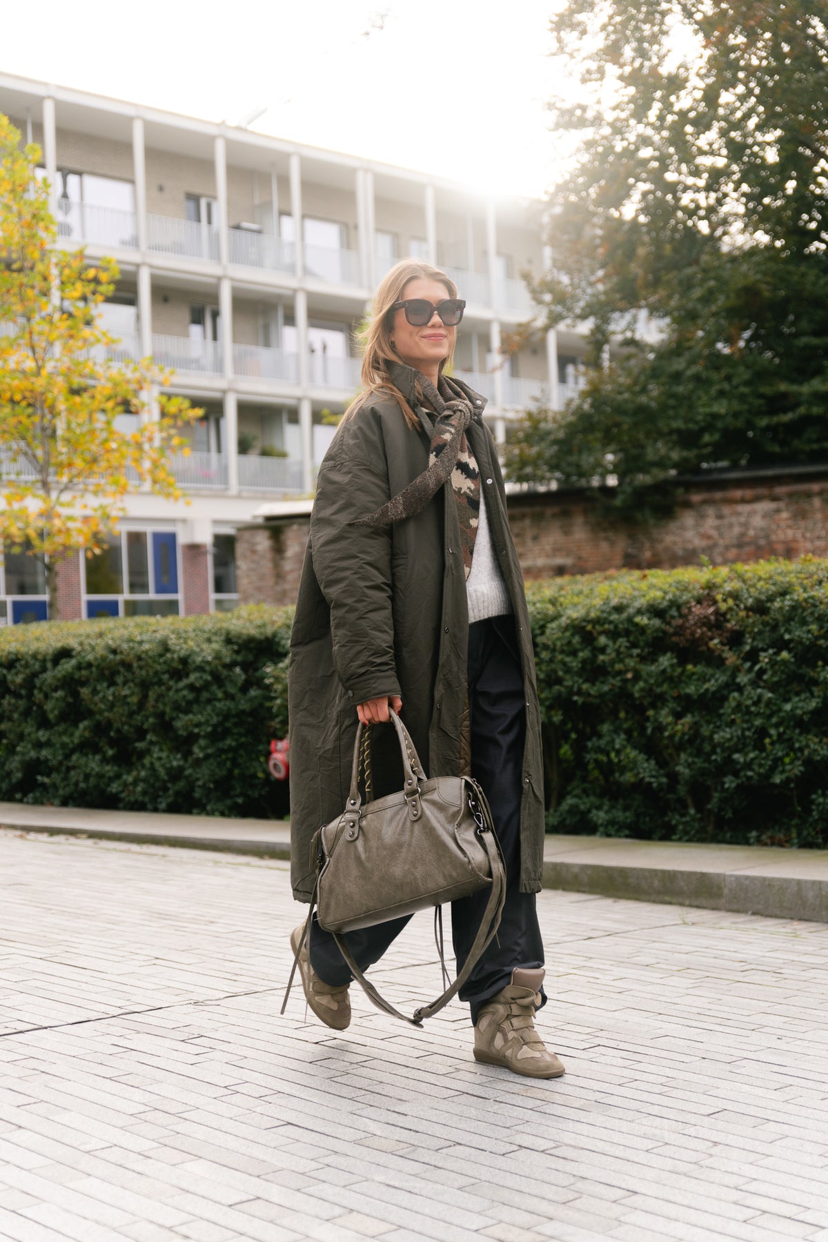Audrey coat khaki
