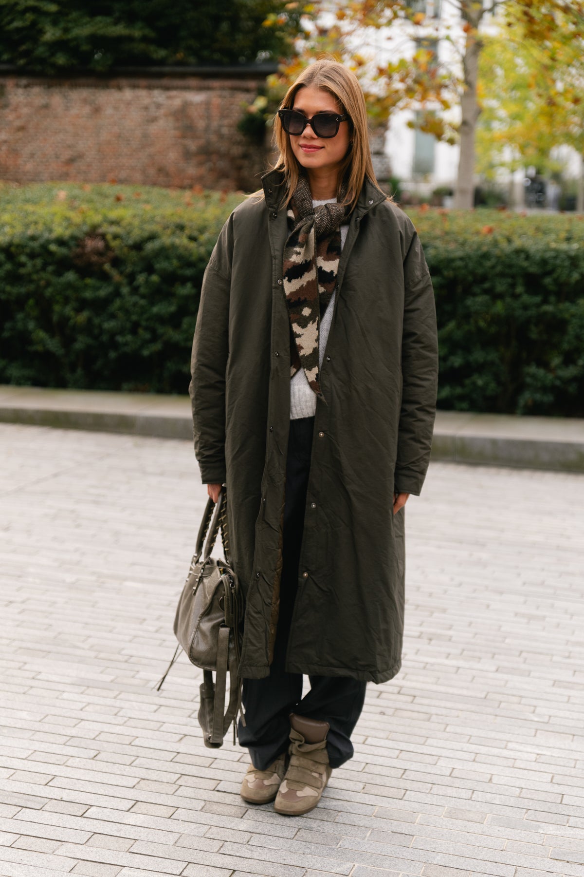 Audrey coat khaki