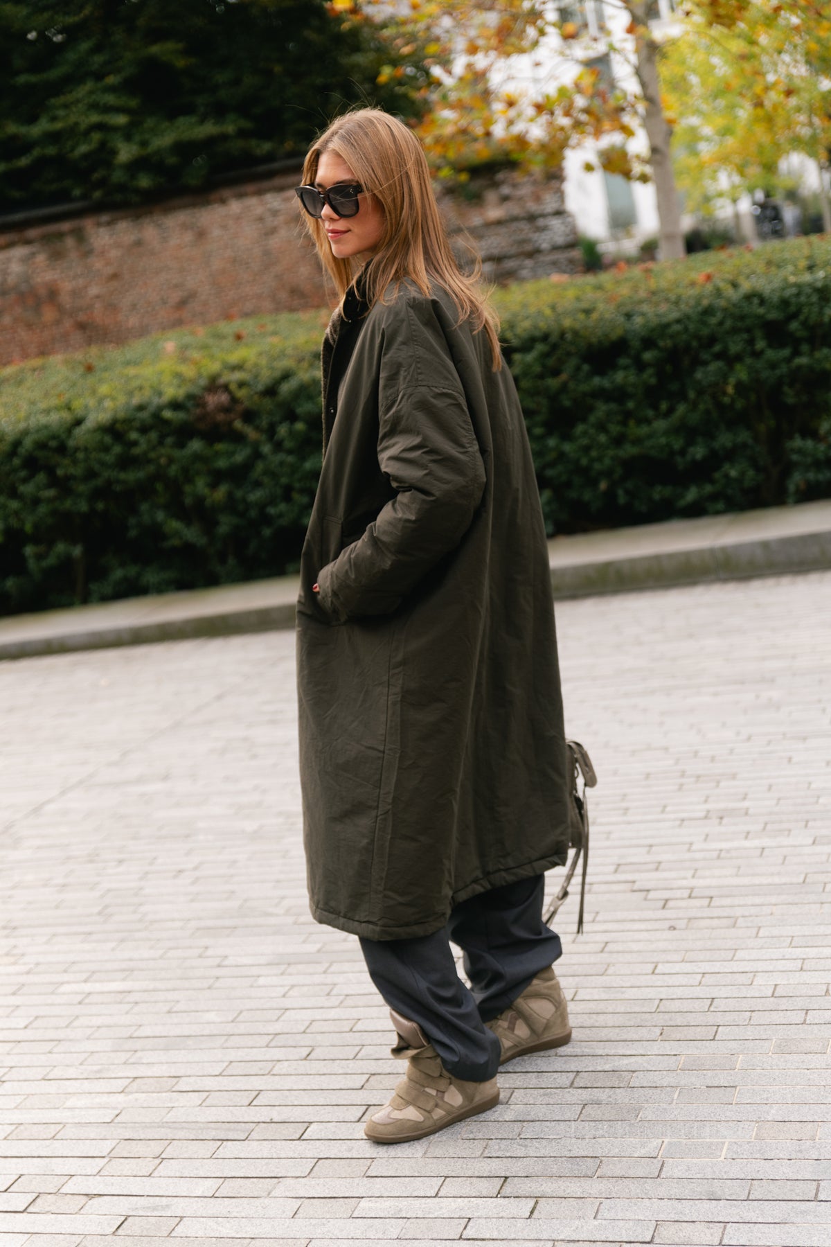 Audrey coat khaki