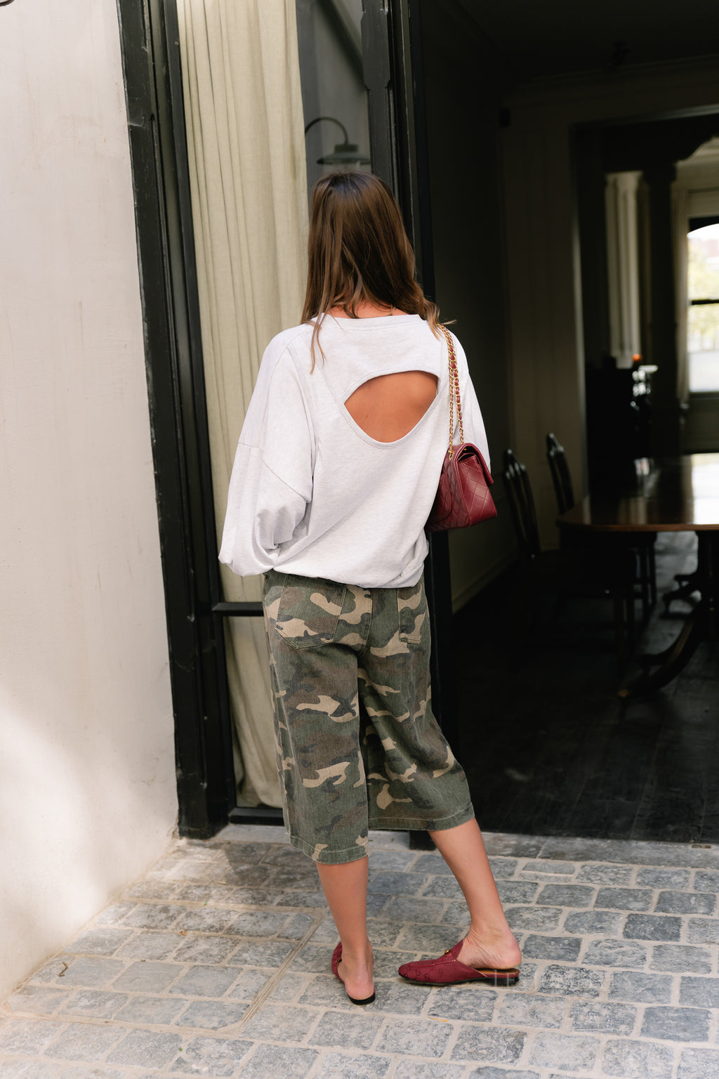 Selma sweater light grey melange